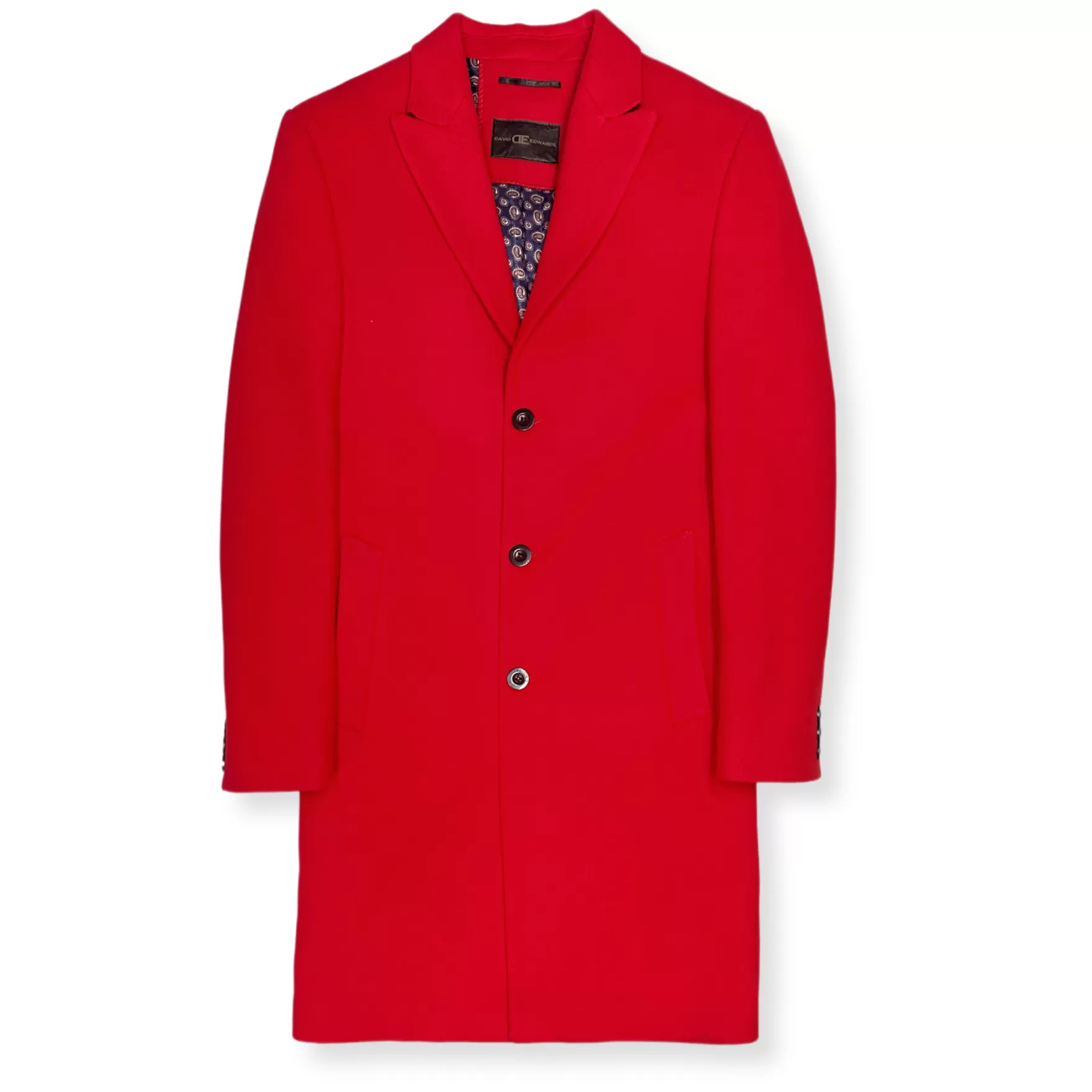 New Edition Fashion Coats & Outerwear-Dorchester Top Coat Red