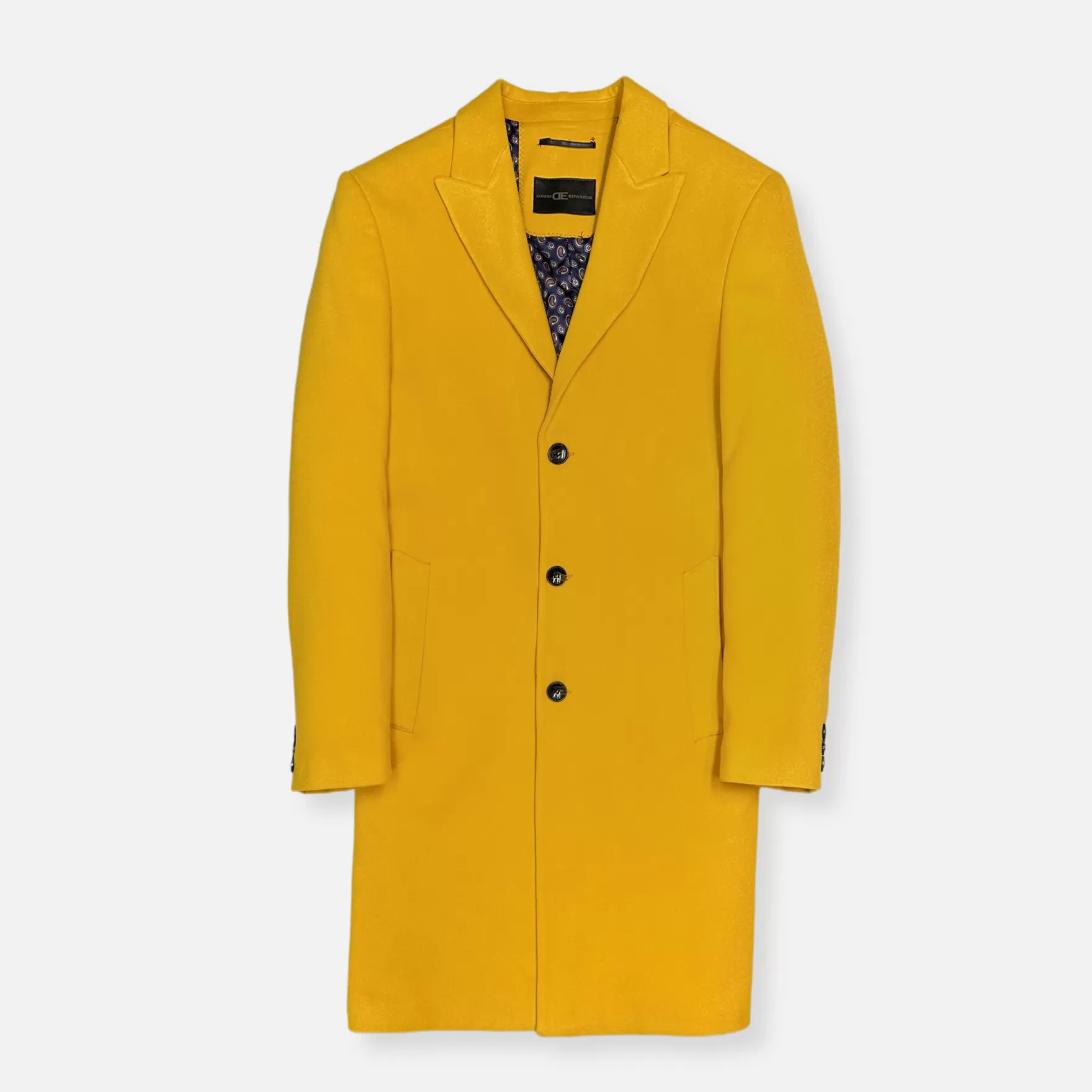 New Edition Fashion Coats & Outerwear-Dorchester Top Coat Mustard