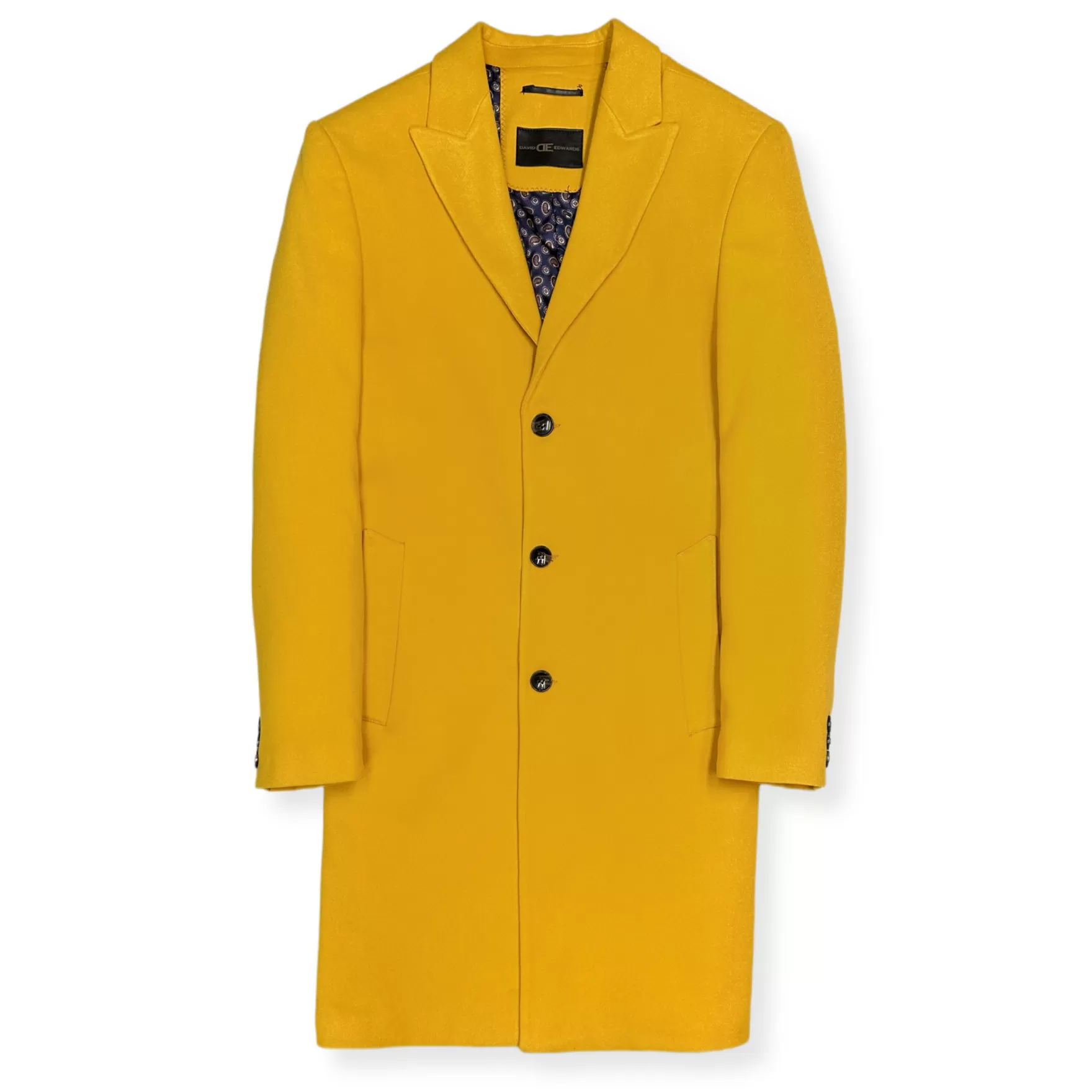 New Edition Fashion Coats & Outerwear-Dorchester Top Coat Mustard