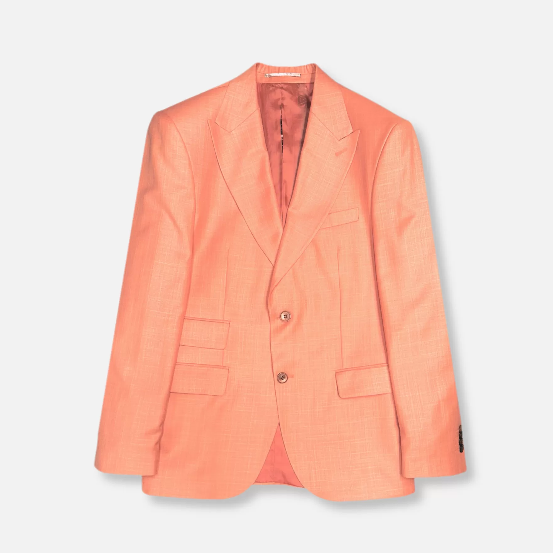 New Edition Fashion Suits-Doughton Vested Suit Coral