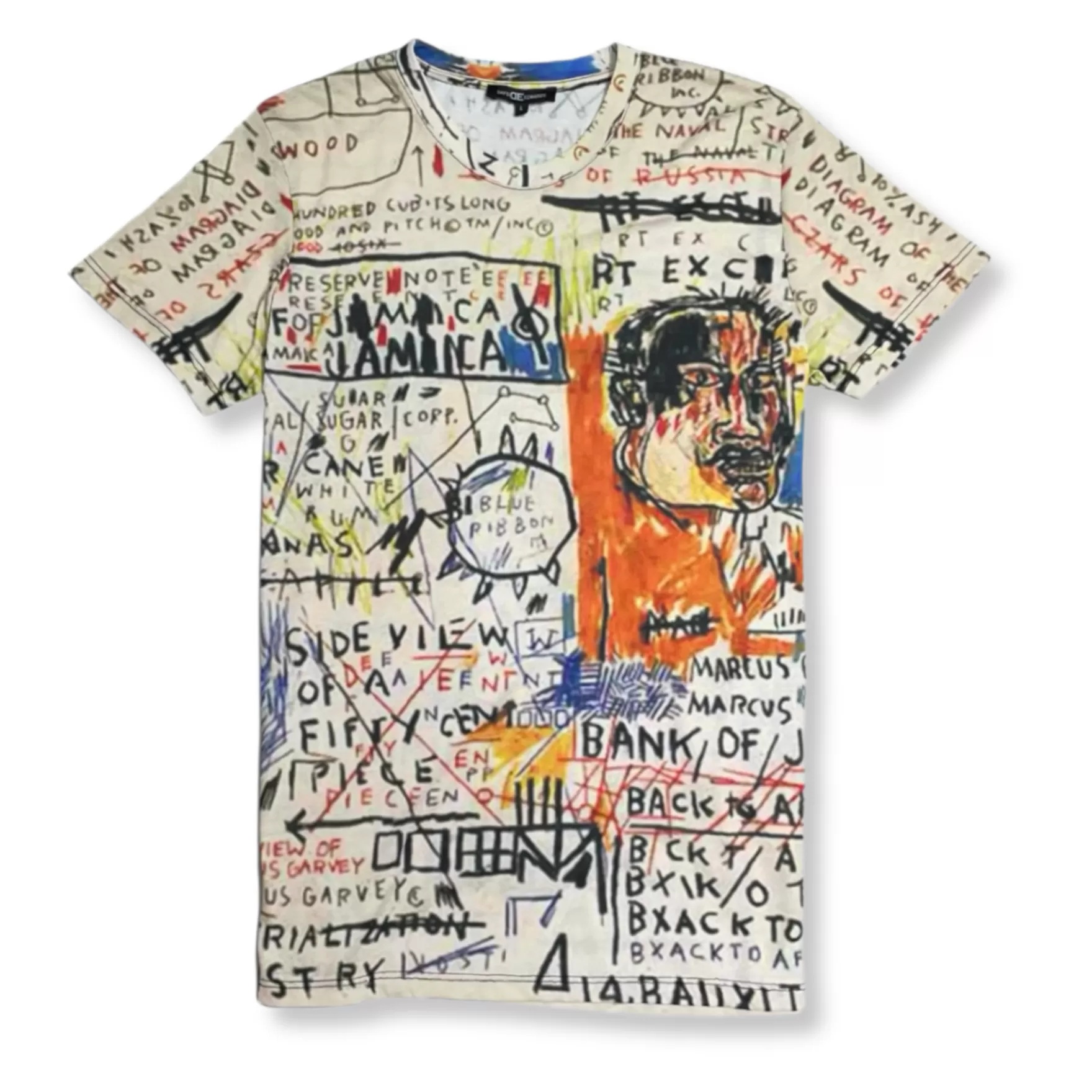 New Edition Fashion T-shirts-Douglas Vacay Crew Neck T-Shirt Multi