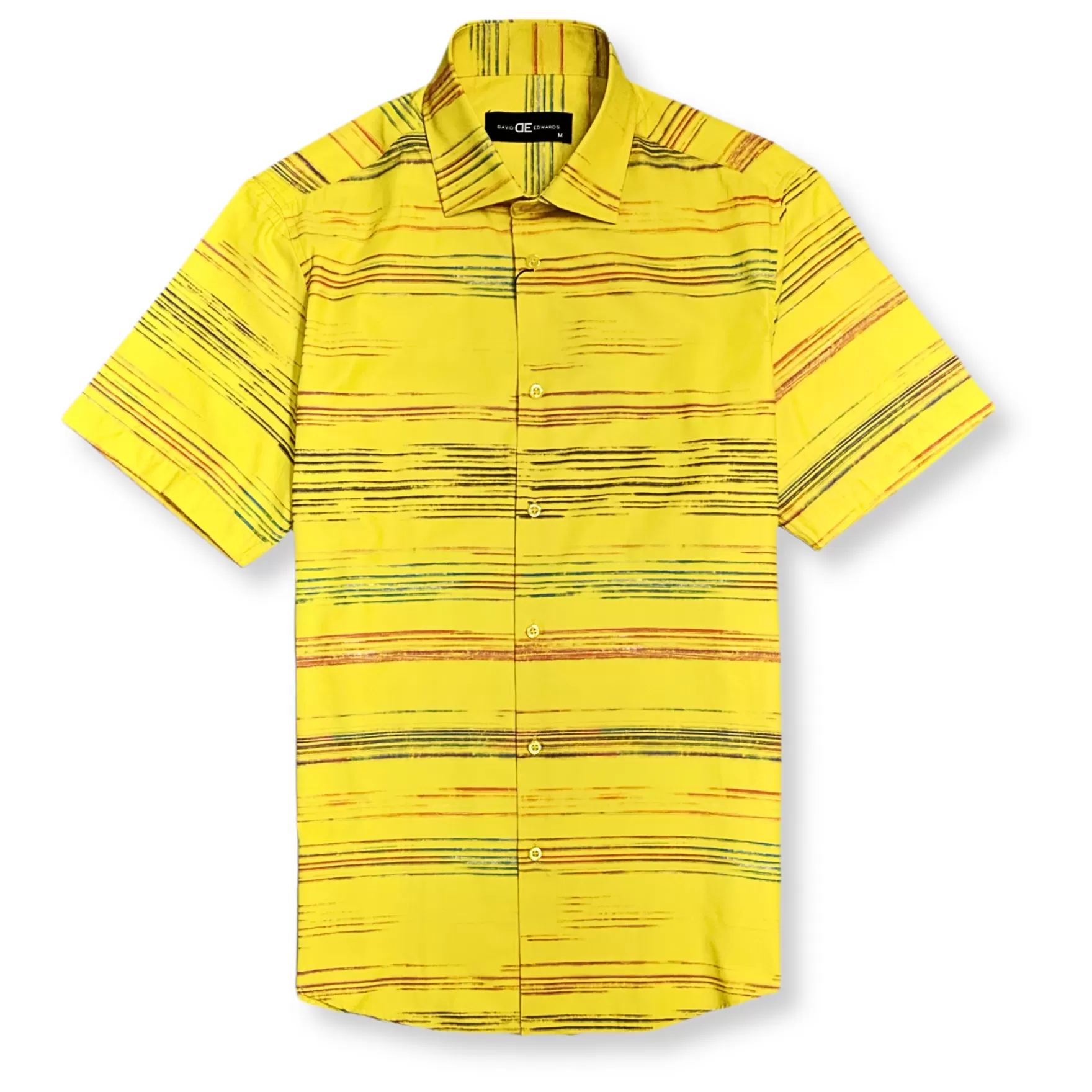 New Edition Fashion Button Downs-Dowell Short Sleeve Button Down Yellow