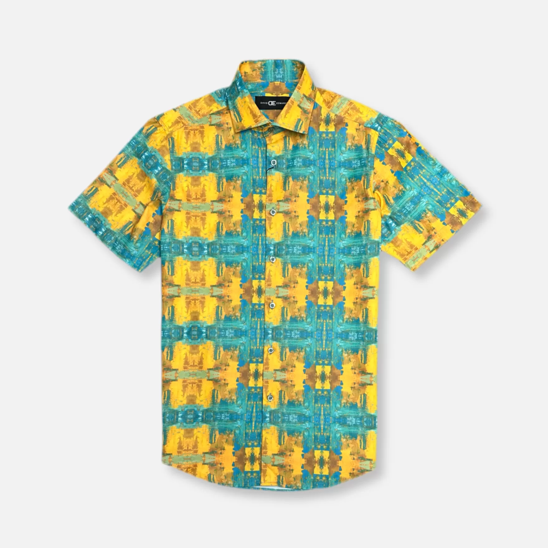 New Edition Fashion Button Downs-Doyle Short Sleeve Button Down Yellow