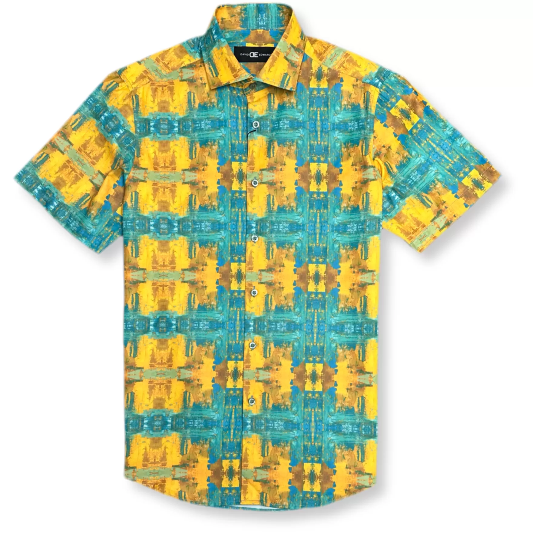 New Edition Fashion Button Downs-Doyle Short Sleeve Button Down Yellow