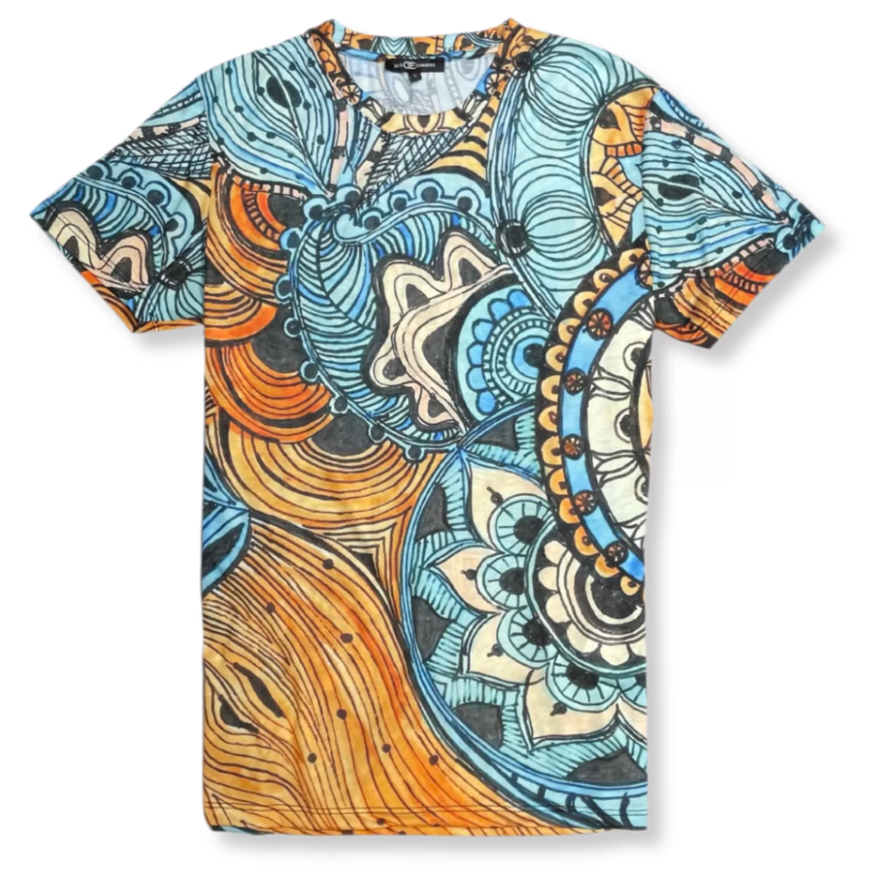 New Edition Fashion T-shirts-Draper Crew Neck T-Shirt Multi