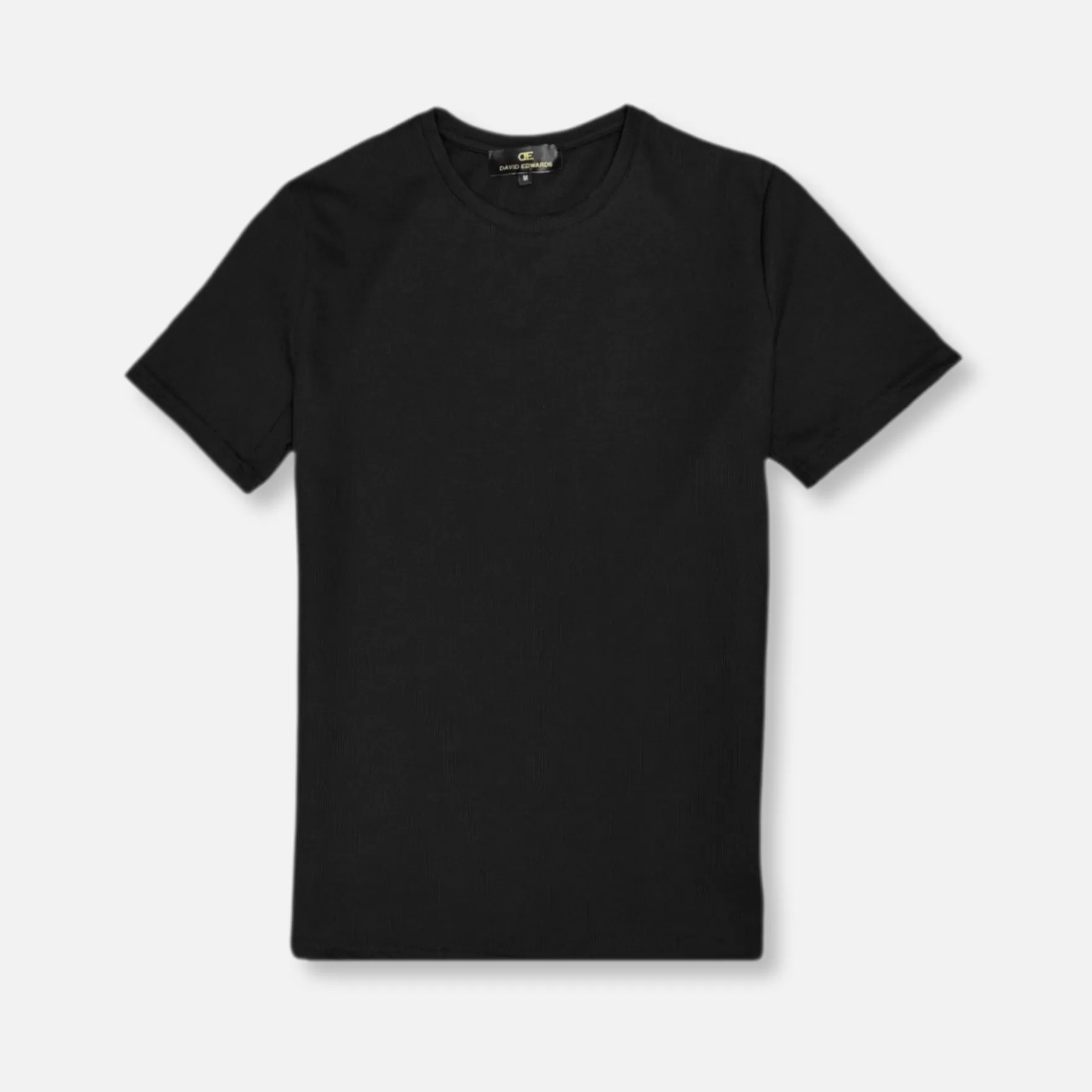 New Edition Fashion T-shirts-Drayton Crewneck Knitted T-Shirt Black