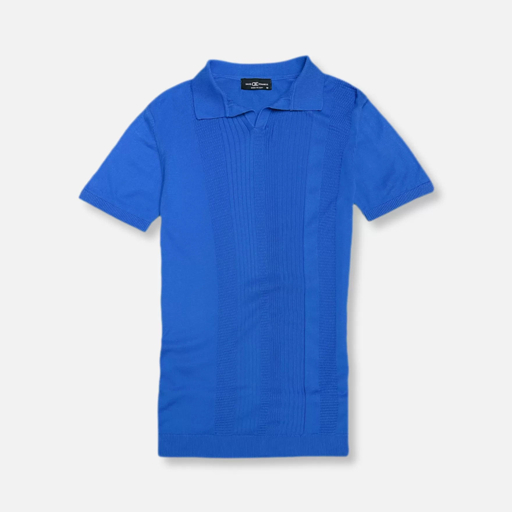 New Edition Fashion Polos-Drexler Knitted Polo Shirt Royal