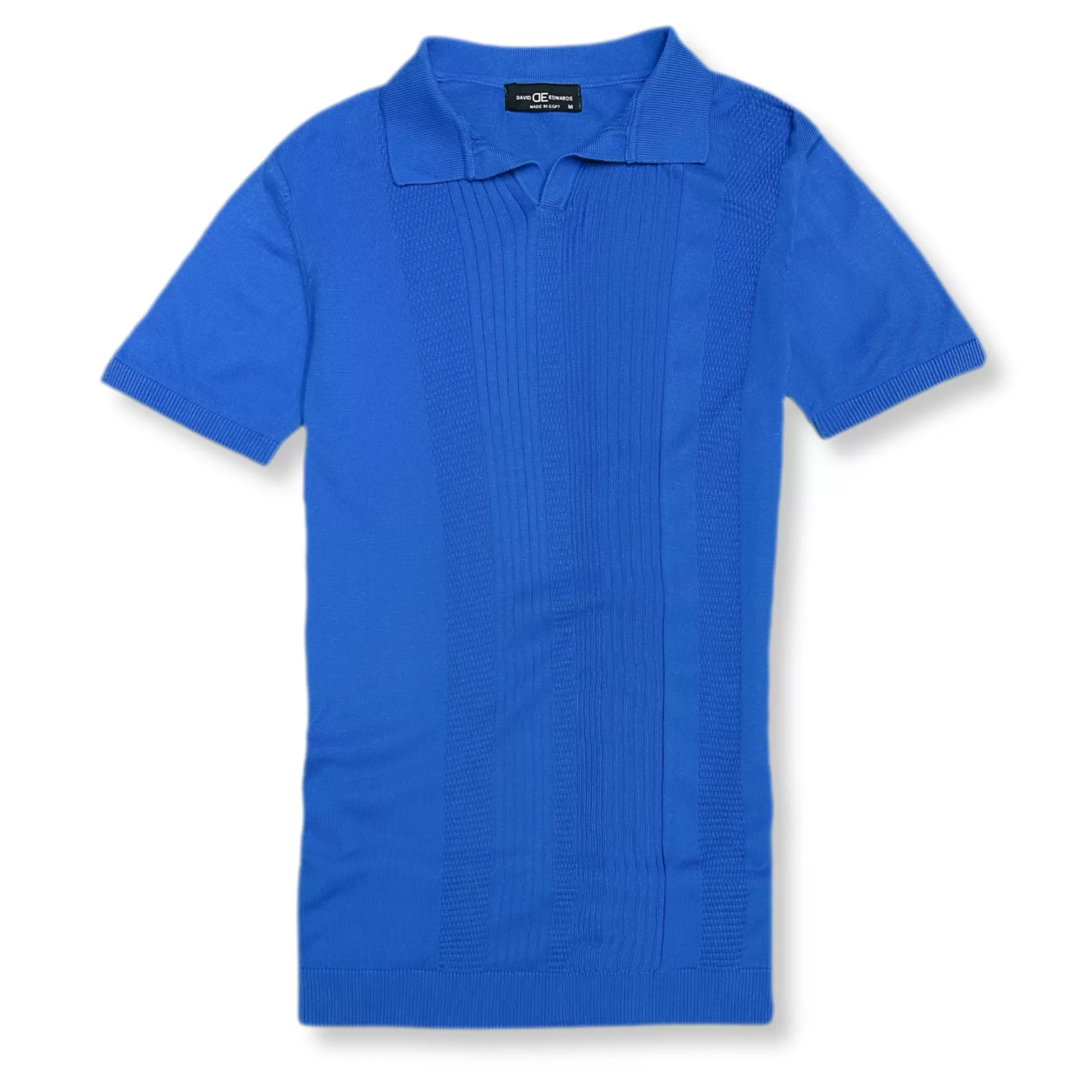 New Edition Fashion Polos-Drexler Knitted Polo Shirt Royal