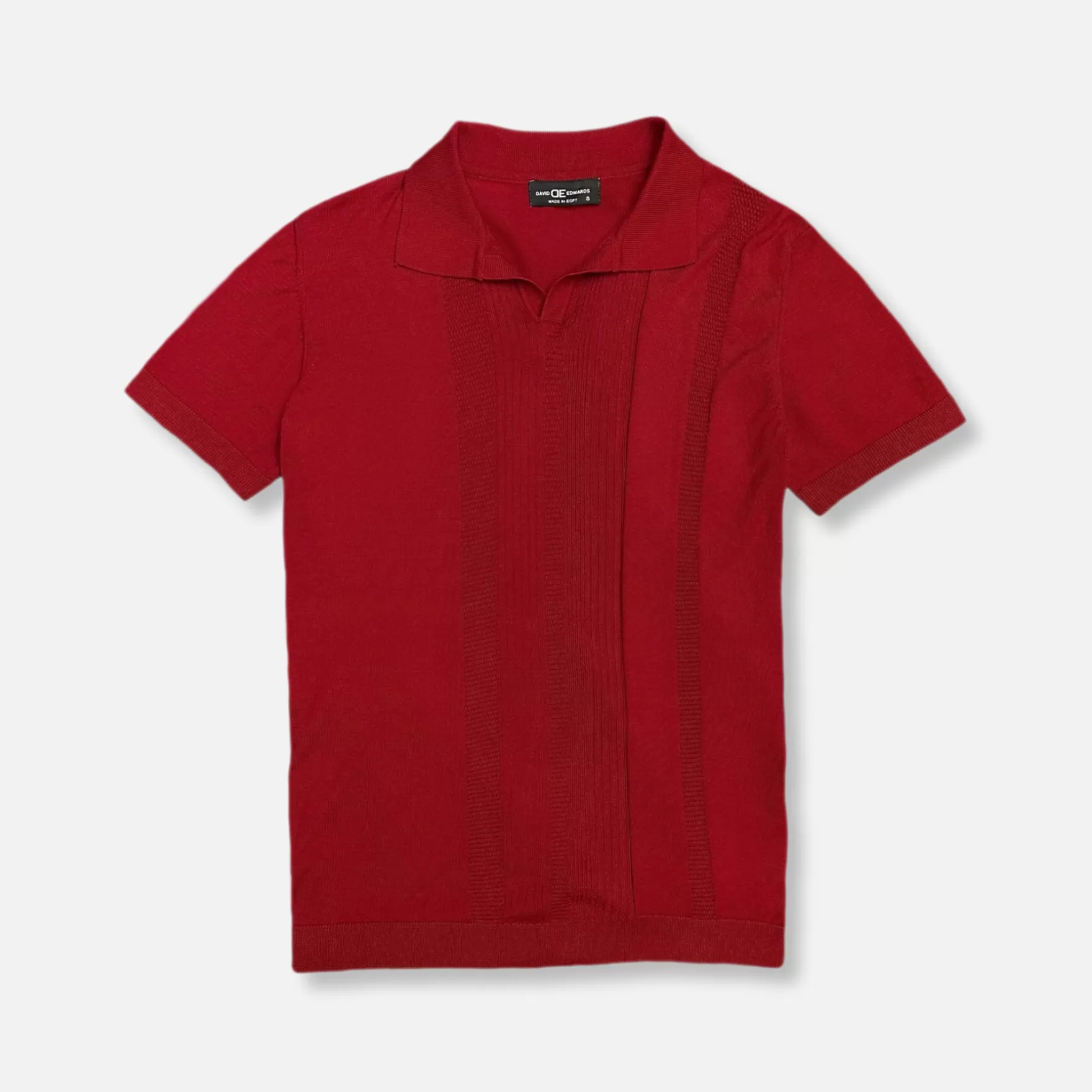 Needle & Thread Polos-Drexler Knitted Polo Shirt Red