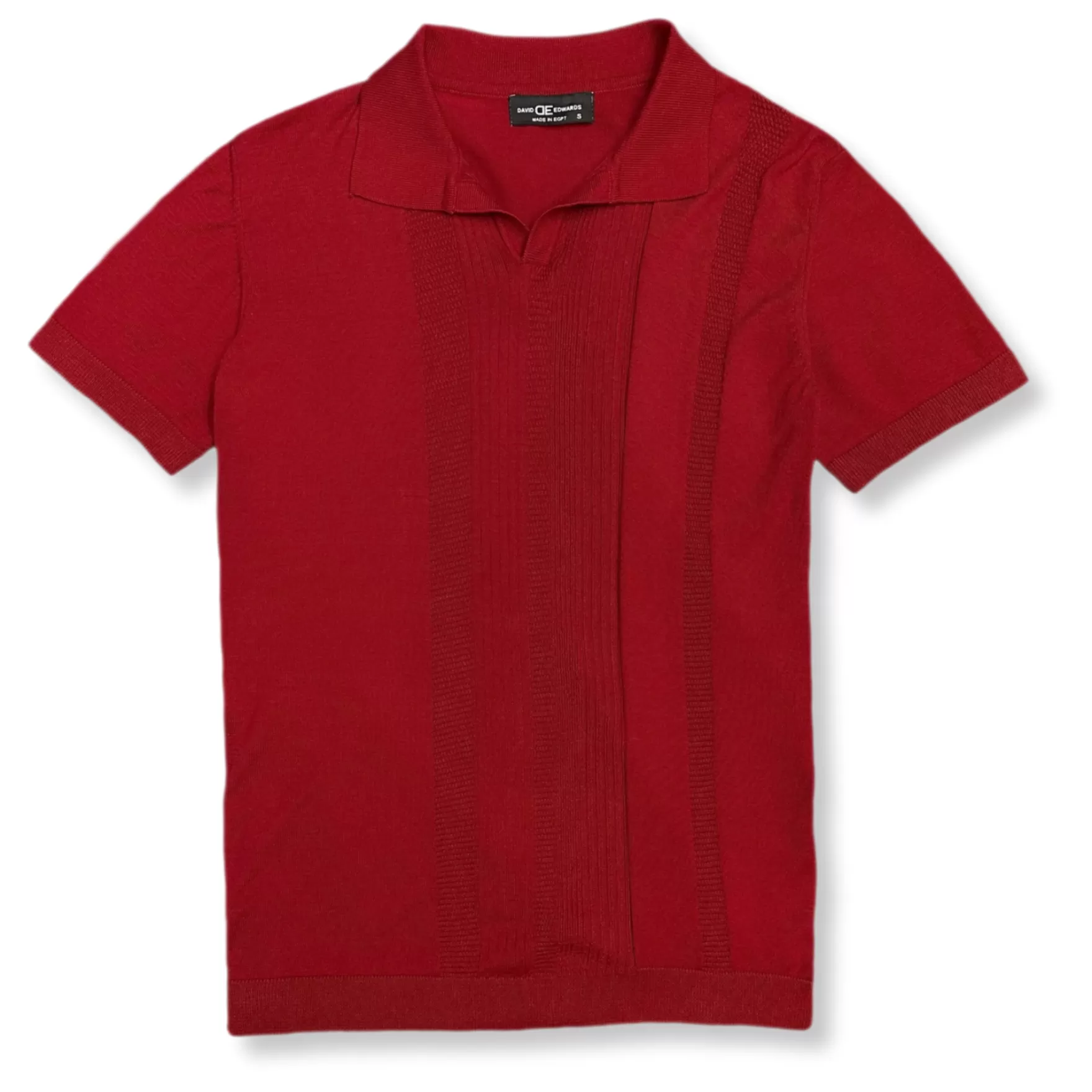 Needle & Thread Polos-Drexler Knitted Polo Shirt Red