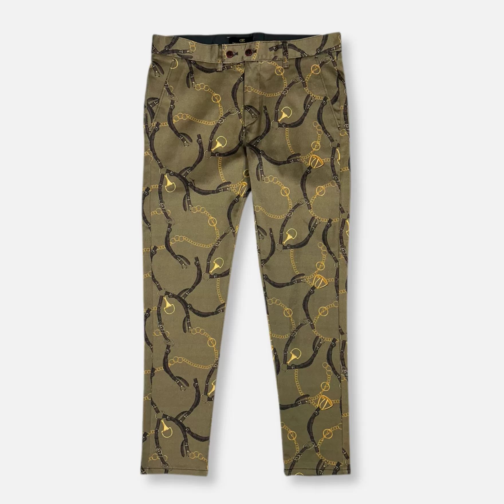 New Edition Fashion Pants | Dress Pants-Drust Skinny Cropped Pants Olive