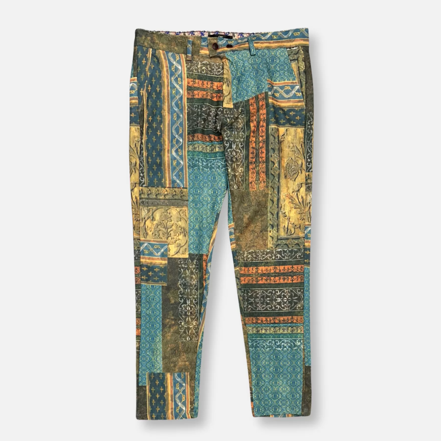 New Edition Fashion Pants | Dress Pants-Dubbert Skinny Cropped Pants Teal