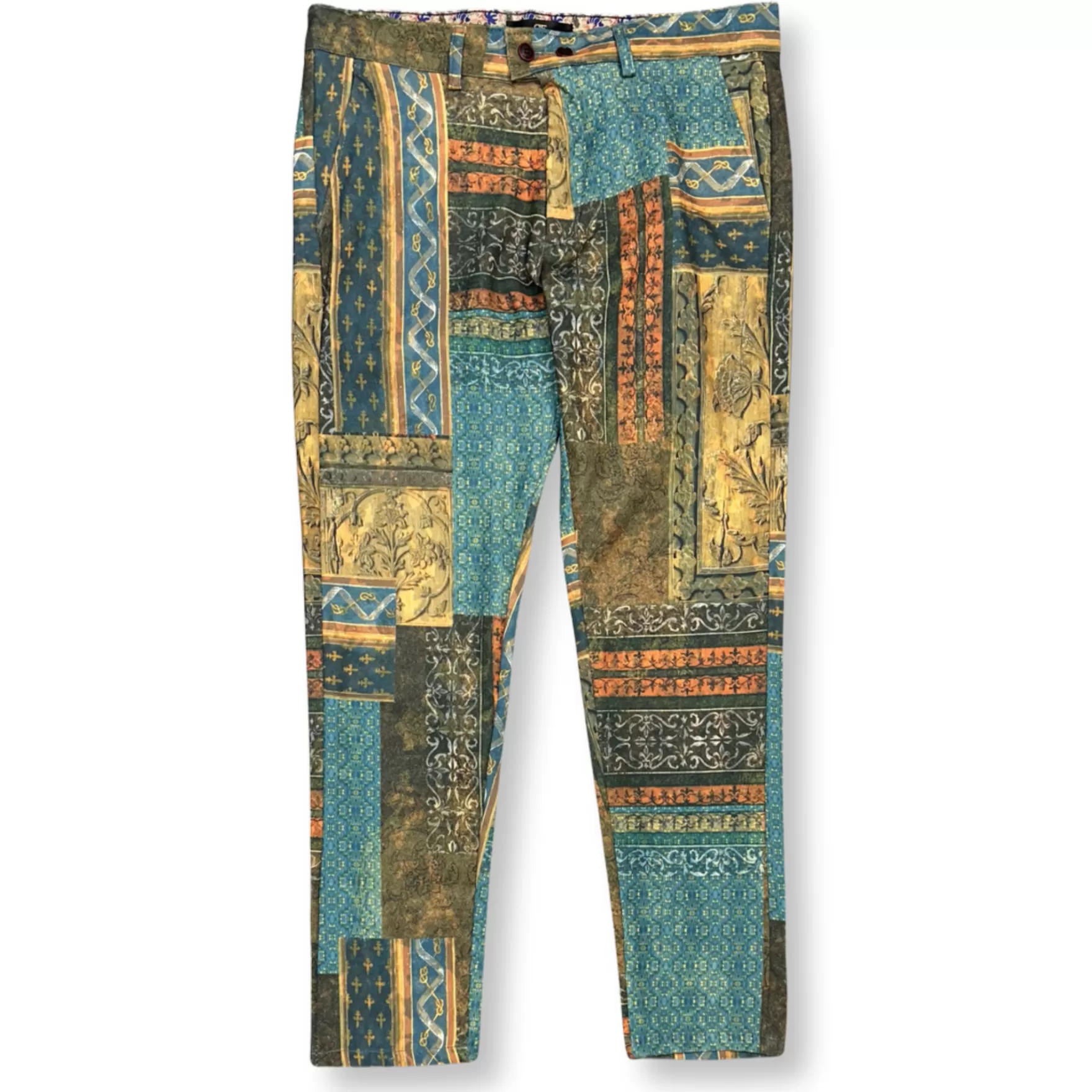 New Edition Fashion Pants | Dress Pants-Dubbert Skinny Cropped Pants Teal