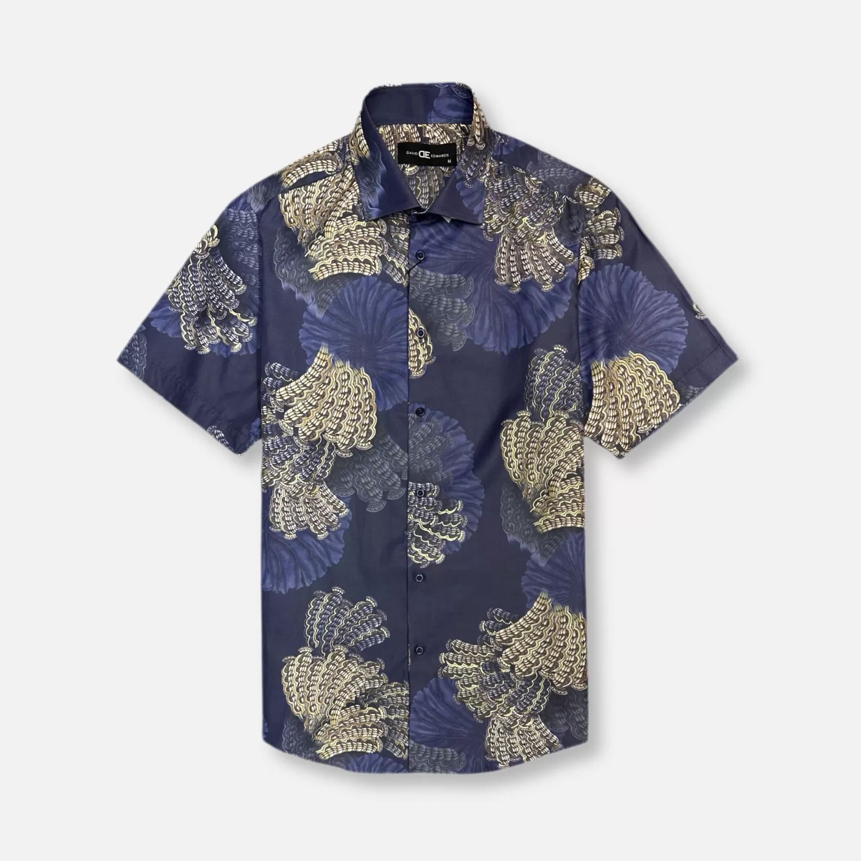 New Edition Fashion Button Downs-Dudley Short Sleeve Button Down Blue