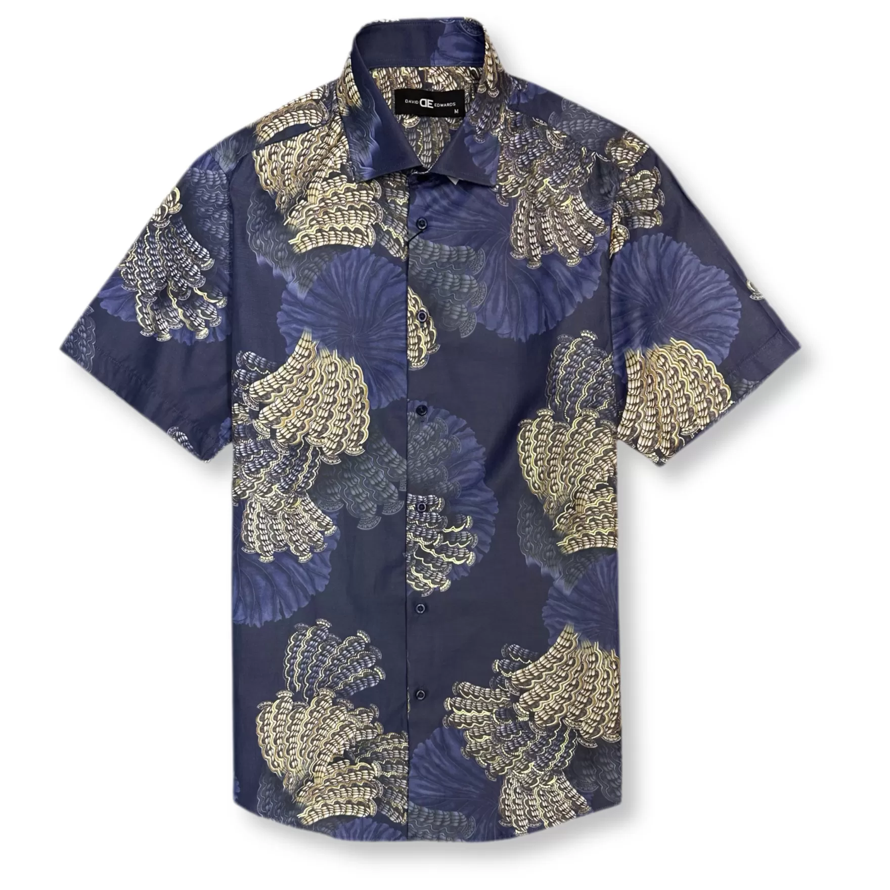 New Edition Fashion Button Downs-Dudley Short Sleeve Button Down Blue