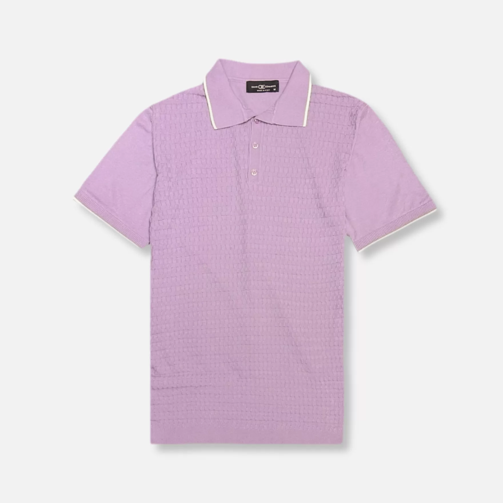 Needle & Thread Polos-Duhart Knitted Polo Shirt Lilac