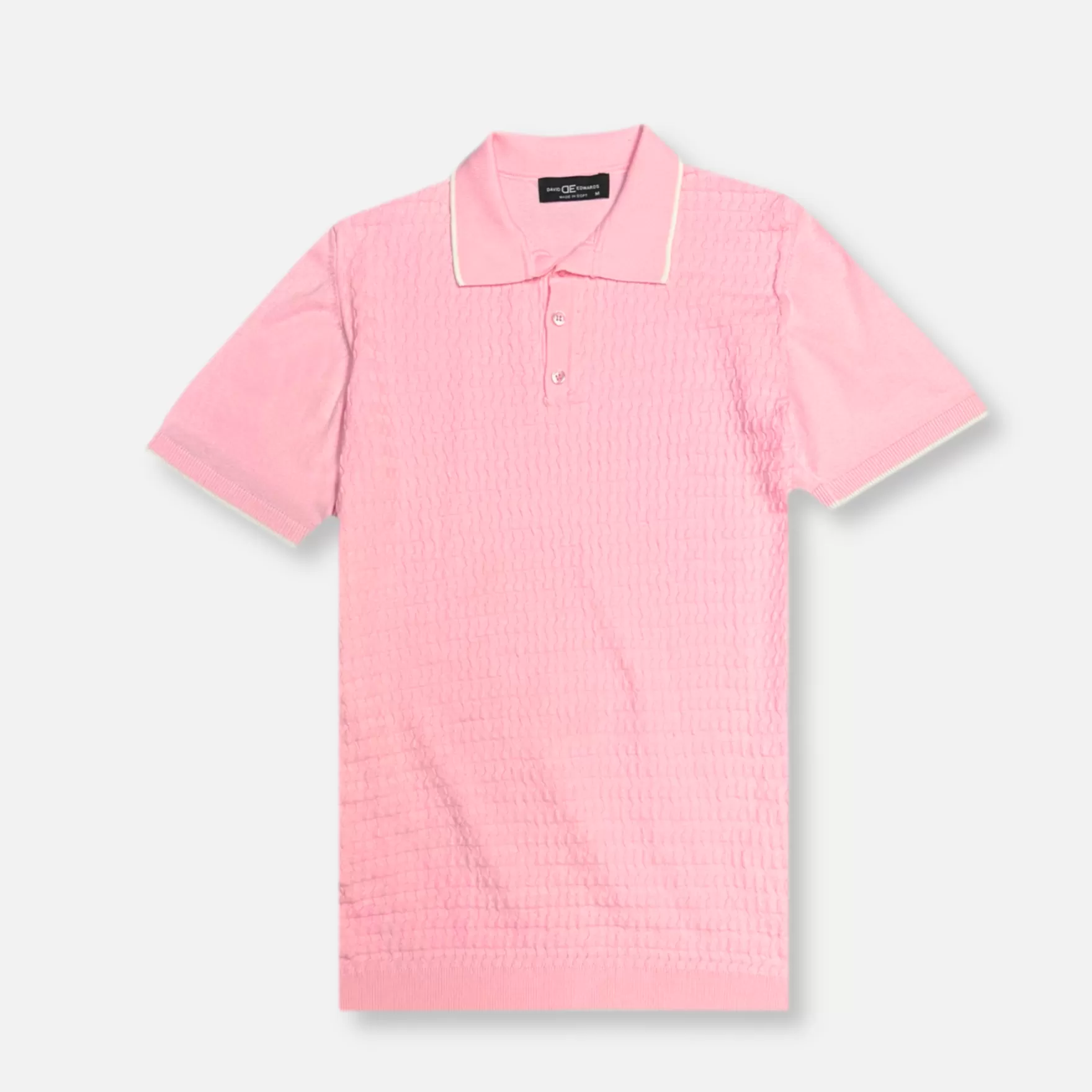 Needle & Thread Polos-Duhart Knitted Polo Shirt Pink