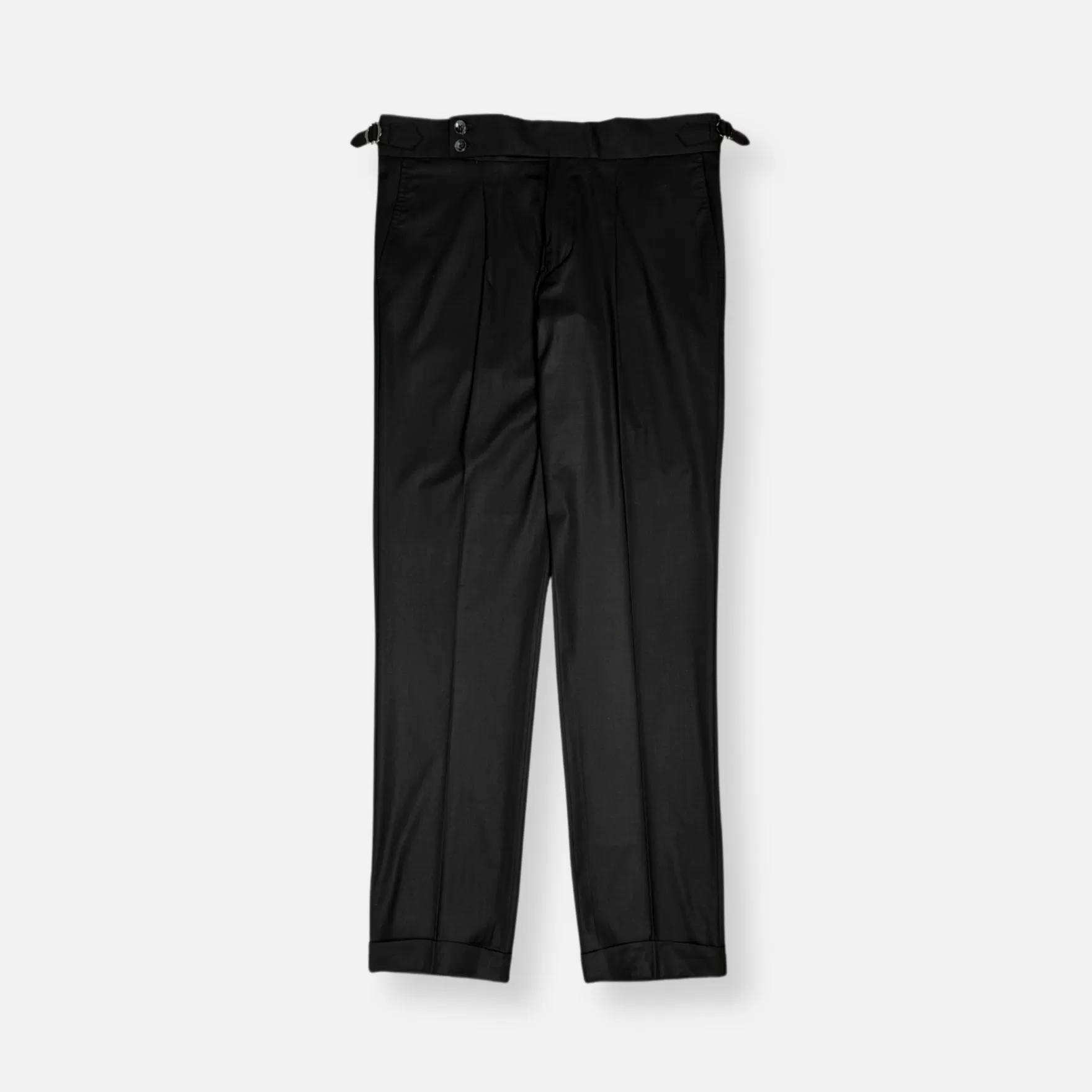 New Edition Fashion Pants | Dress Pants-Dukes Gurkha Pleated Pants Black