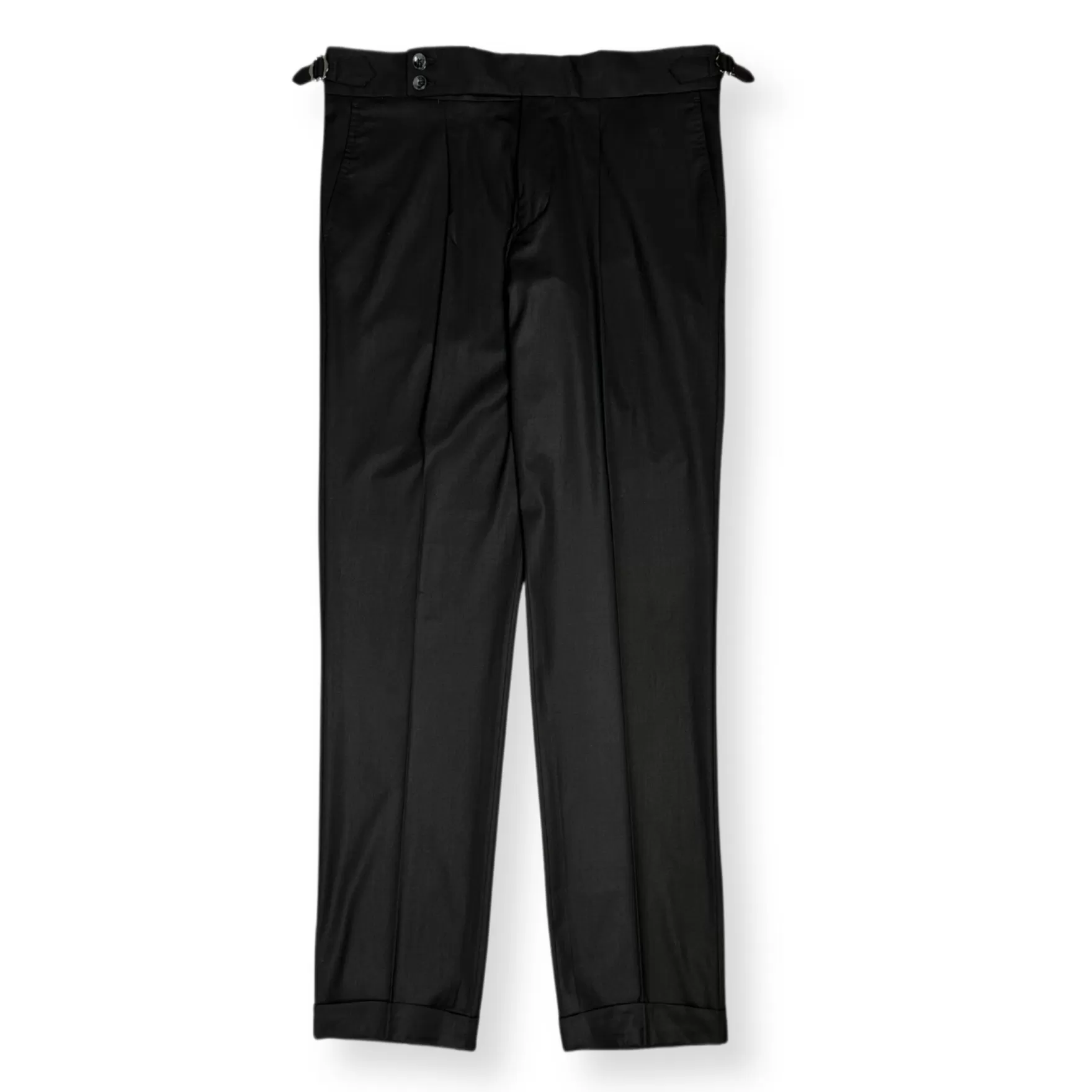 New Edition Fashion Pants | Dress Pants-Dukes Gurkha Pleated Pants Black