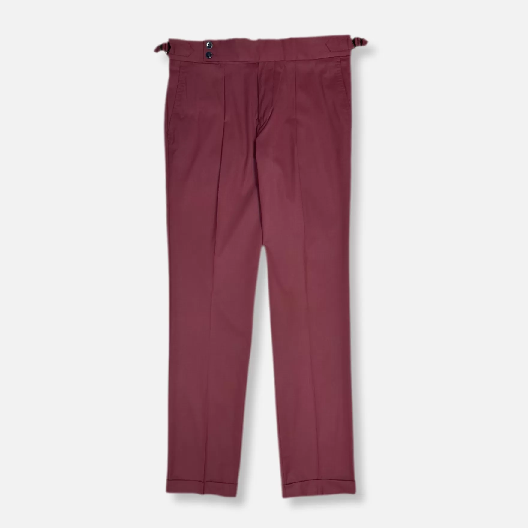 New Edition Fashion Pants | Dress Pants-Dukes Gurkha Pleated Pants Burgundy