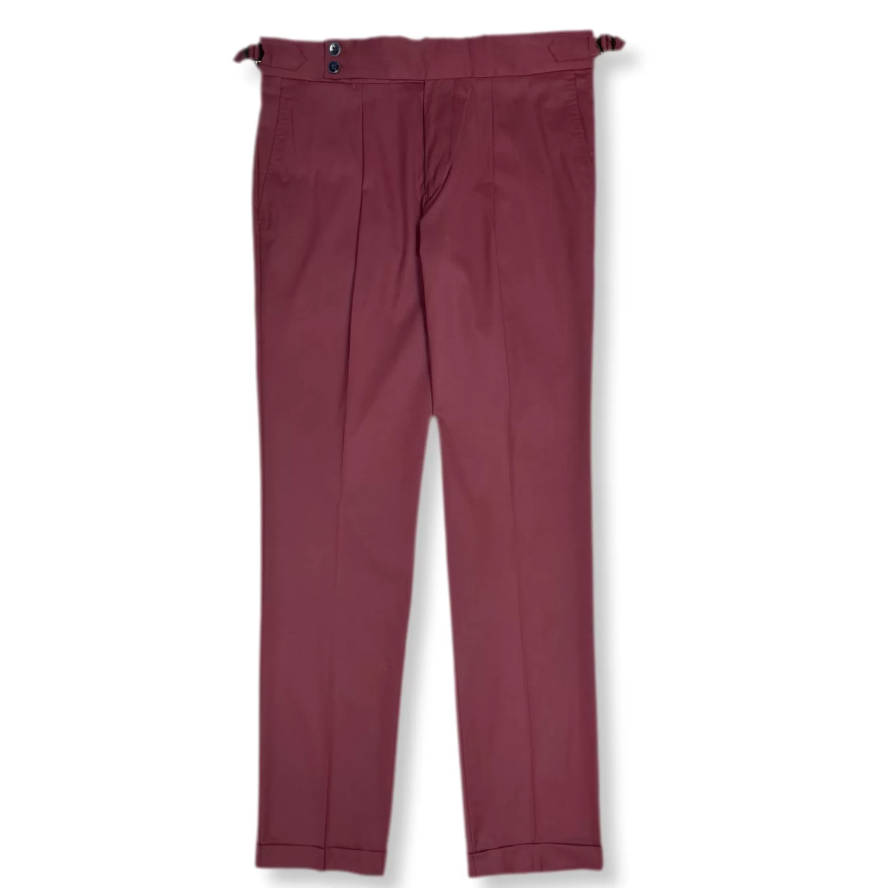 New Edition Fashion Pants | Dress Pants-Dukes Gurkha Pleated Pants Burgundy