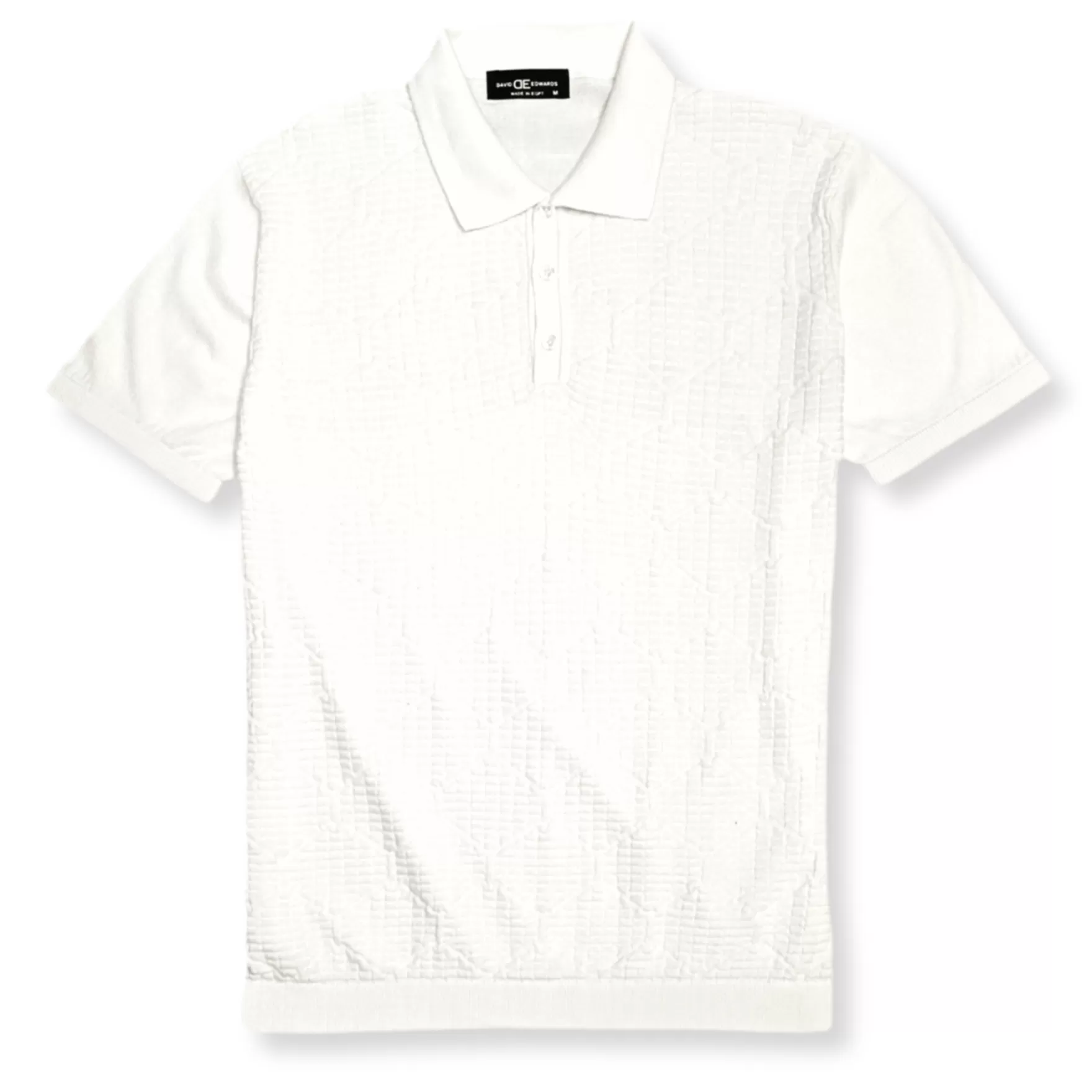 Needle & Thread Polos-Dunbar Knitted Vacay Polo Shirt Ecru