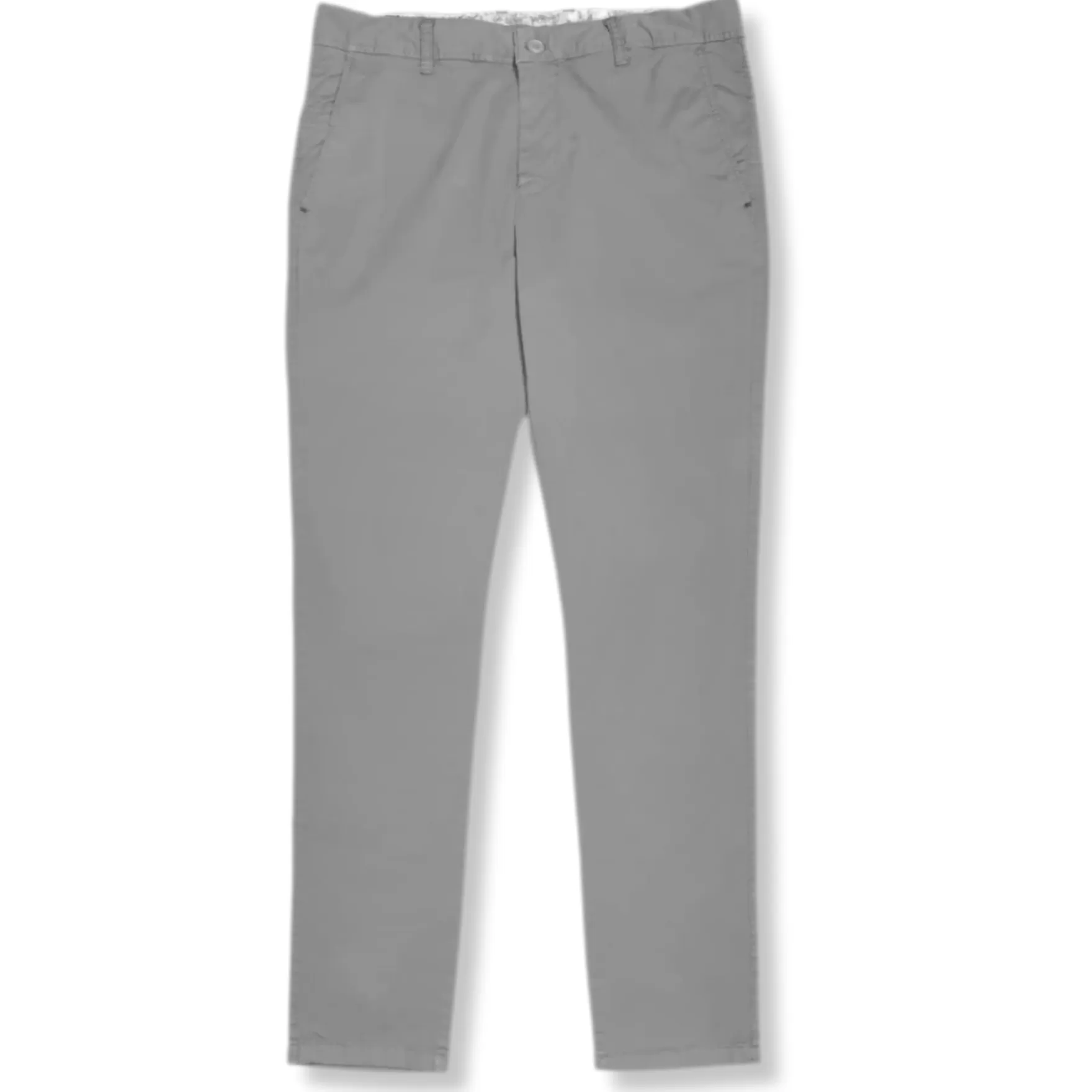 New Edition Fashion Pants | Dress Pants-Dwayne Slim Fit Chino Pants Grey