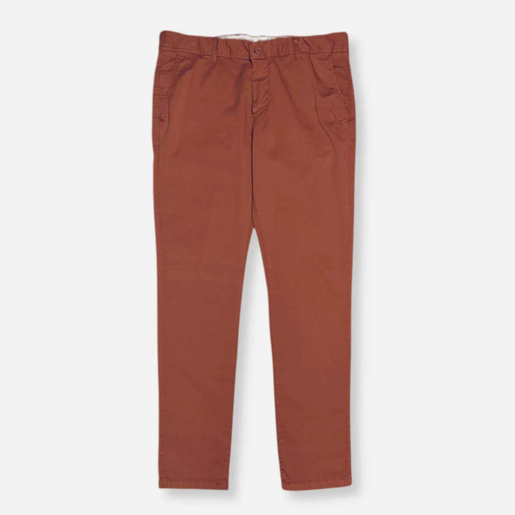 New Edition Fashion Pants | Dress Pants-Dwayne Slim Fit Chino Pants Rust