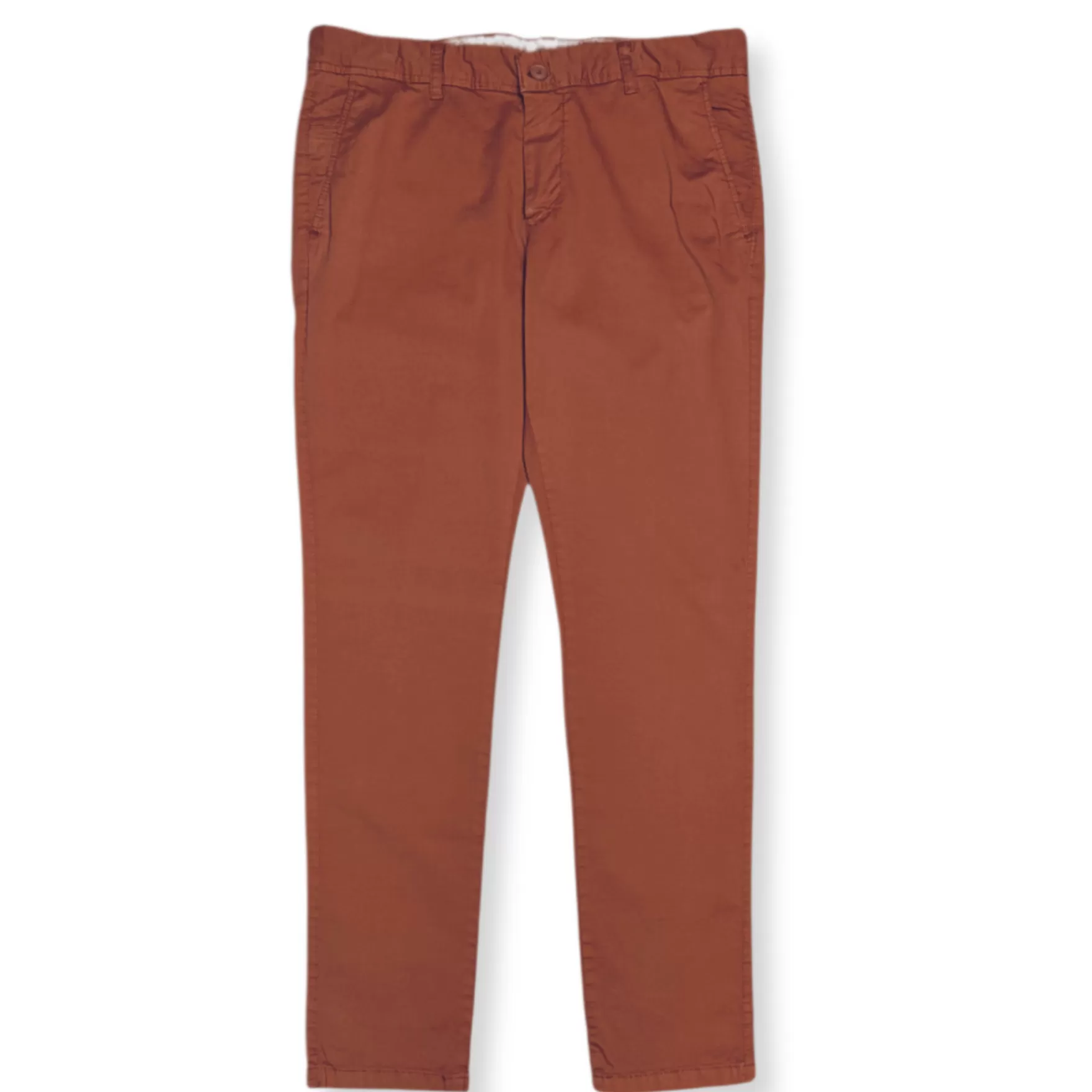 New Edition Fashion Pants | Dress Pants-Dwayne Slim Fit Chino Pants Rust