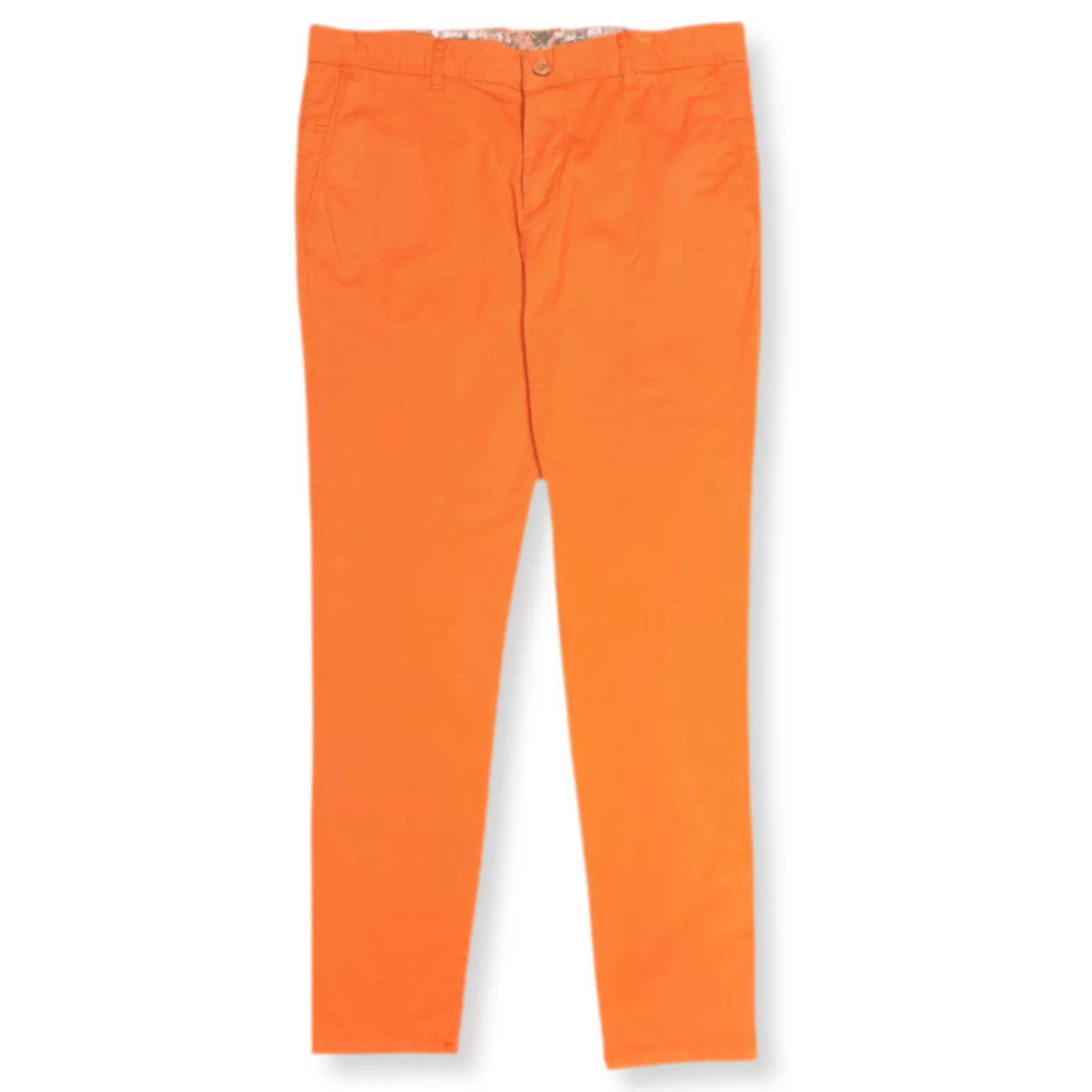 New Edition Fashion Dress Pants | Pants-Dwayne Slim Fit Chino Pants Orange