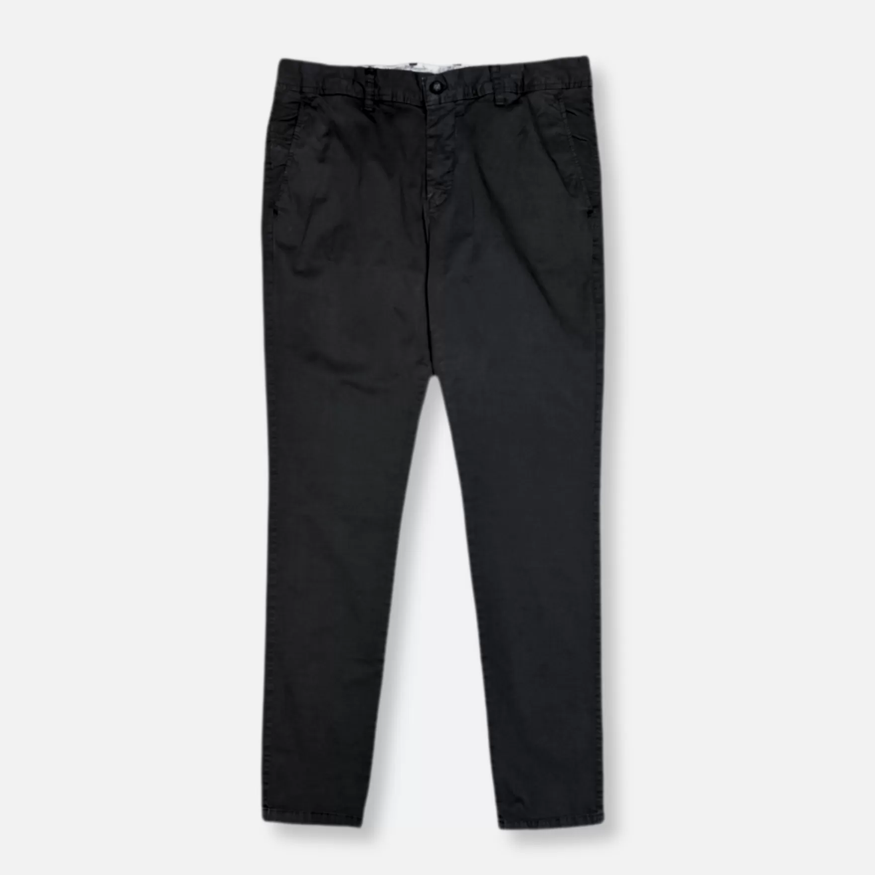 New Edition Fashion Pants | Dress Pants-Dwayne Slim Fit Chino Pants Black