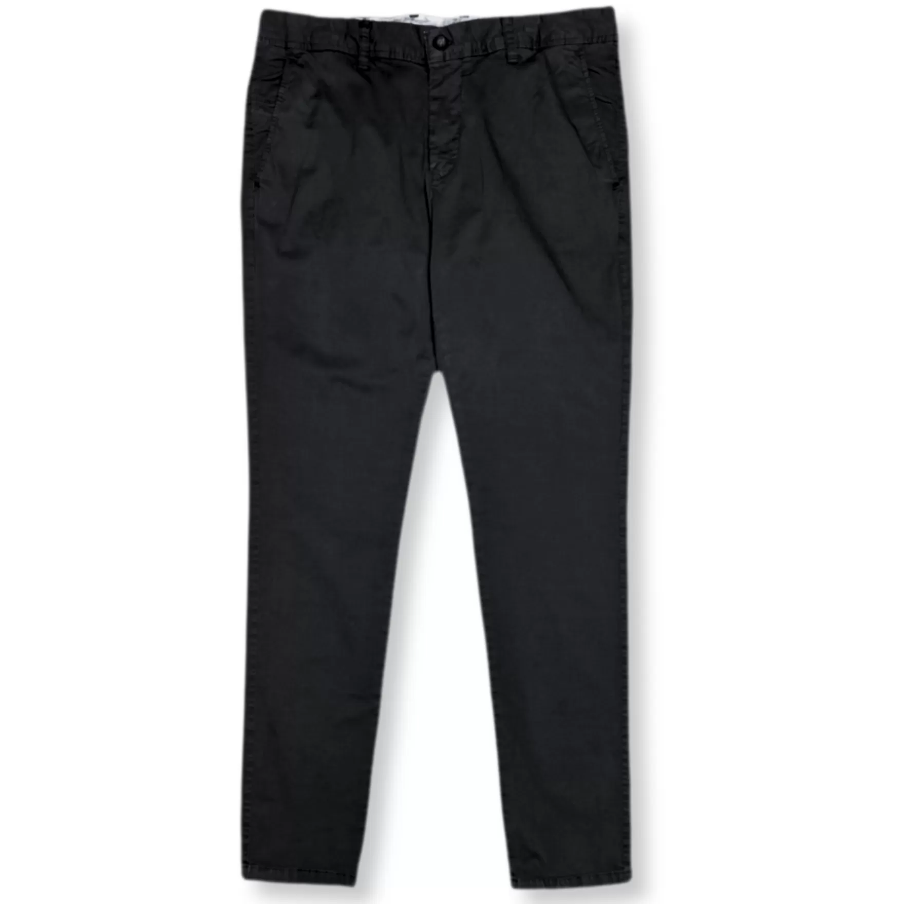 New Edition Fashion Pants | Dress Pants-Dwayne Slim Fit Chino Pants Black