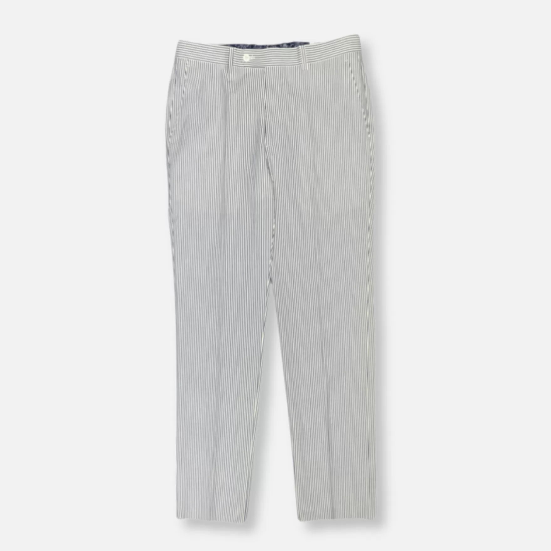 New Edition Fashion Pants-Edgewood Seersucker Pants Blue