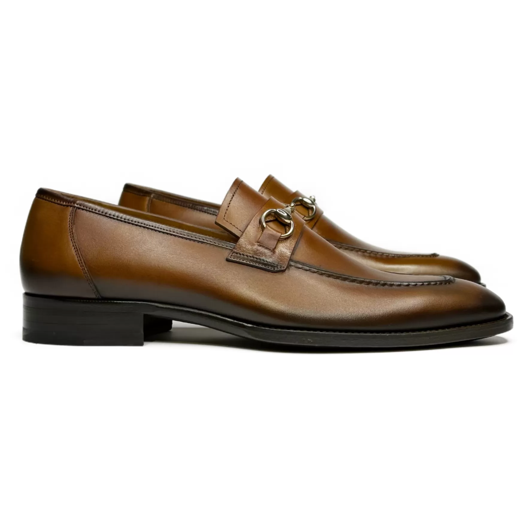 New Edition Fashion Formal Shoes | Loafers & Slip Ons-Edmund Slip On Ornament Loafer Cognac