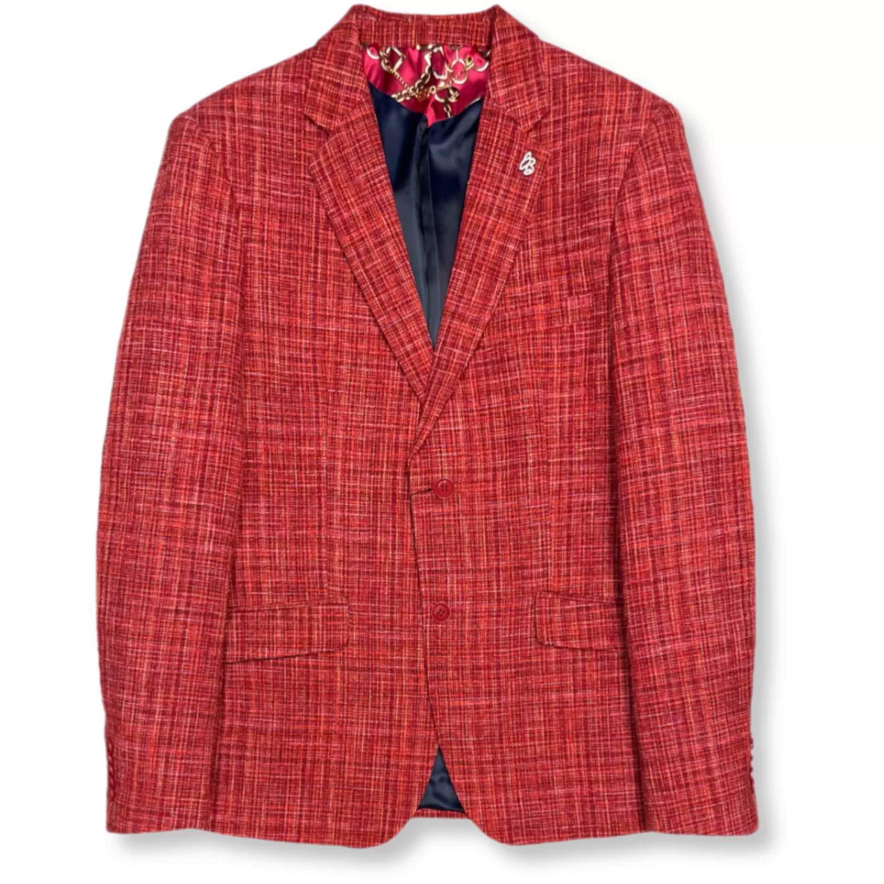 New Edition Fashion Blazers & Sportcoats-Effron Woven Sport Coat Red