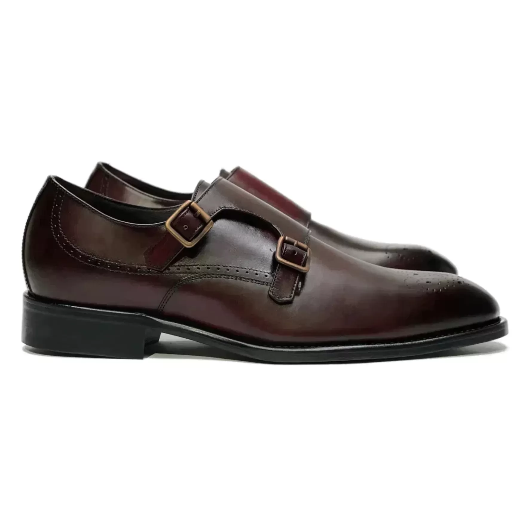 New Edition Fashion Formal Shoes | Loafers & Slip Ons-Ellsworth Monk Straps Bordeaux