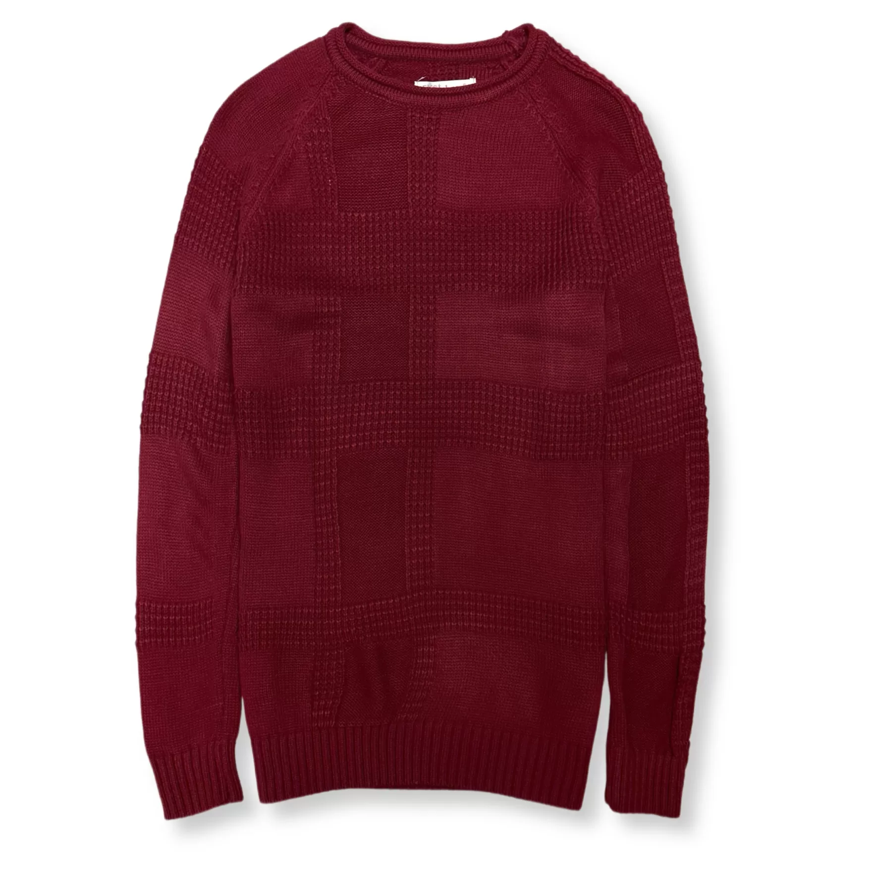 New Edition Fashion Sweaters-Emmitt Knit Sweater Burgundy