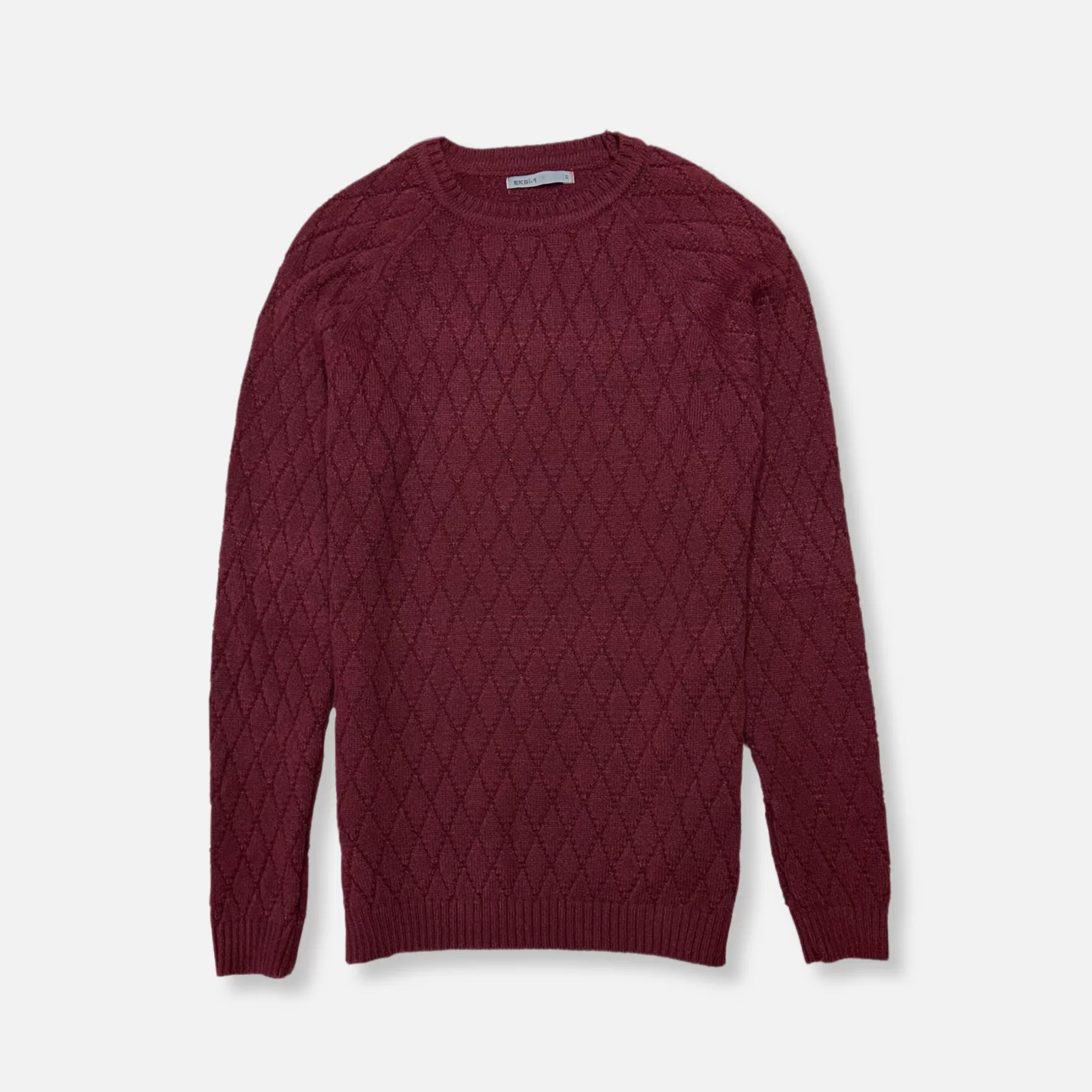 New Edition Fashion Sweaters-Erick Knit Sweater Burgundy