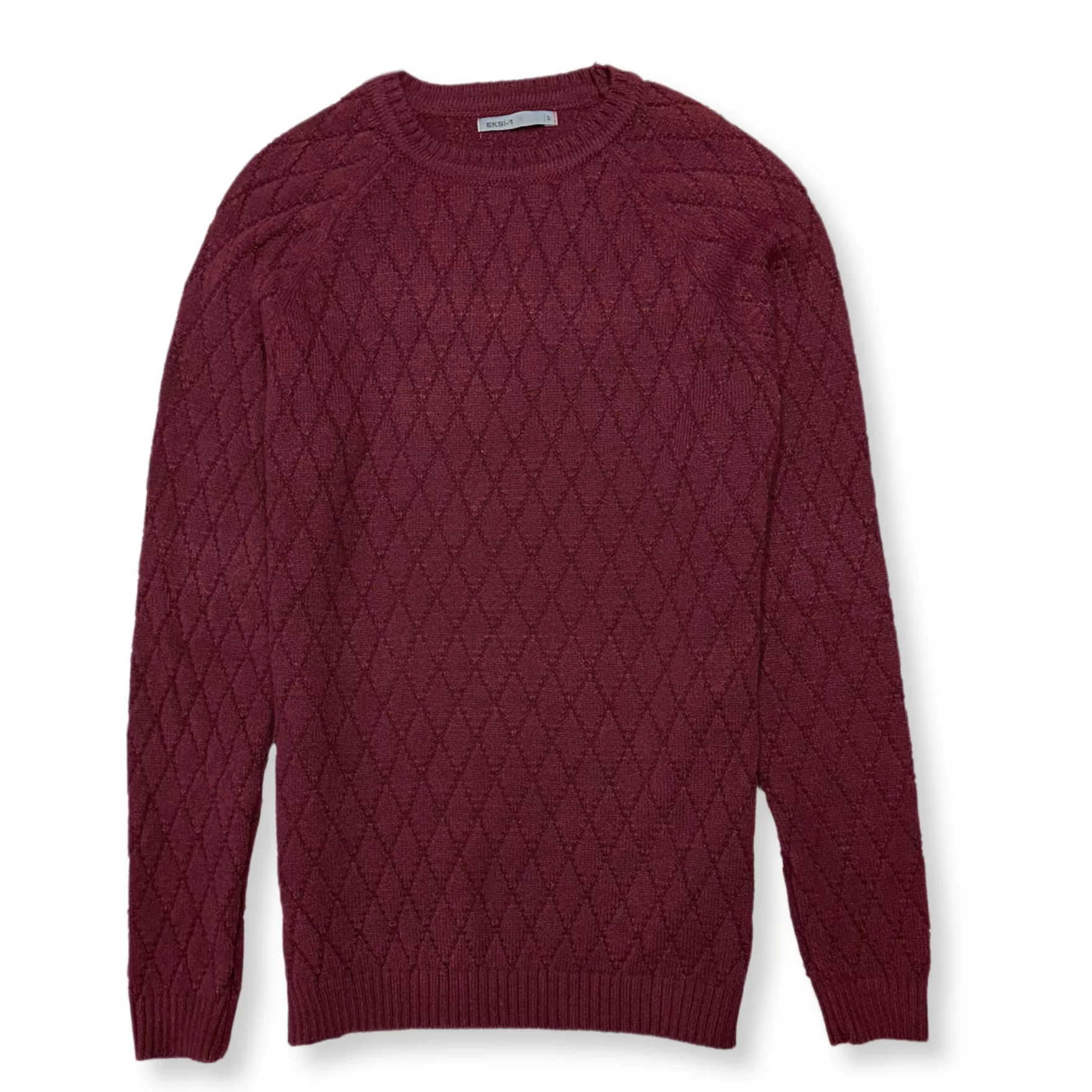 New Edition Fashion Sweaters-Erick Knit Sweater Burgundy