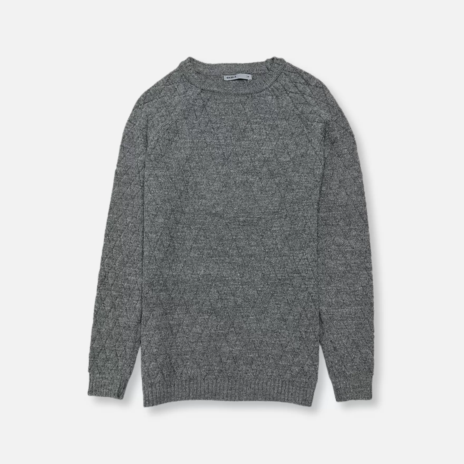 New Edition Fashion Sweaters-Erick Knit Sweater Grey