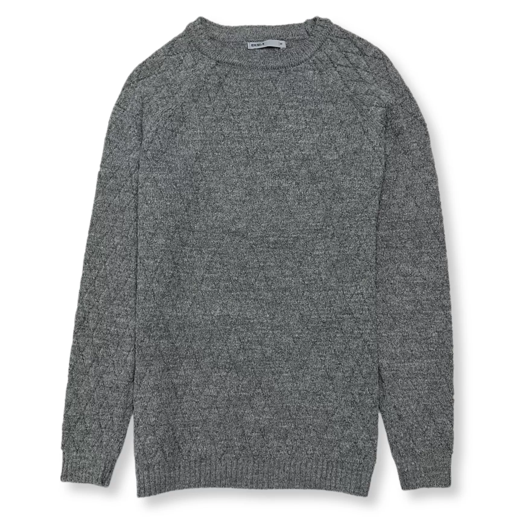 New Edition Fashion Sweaters-Erick Knit Sweater Grey