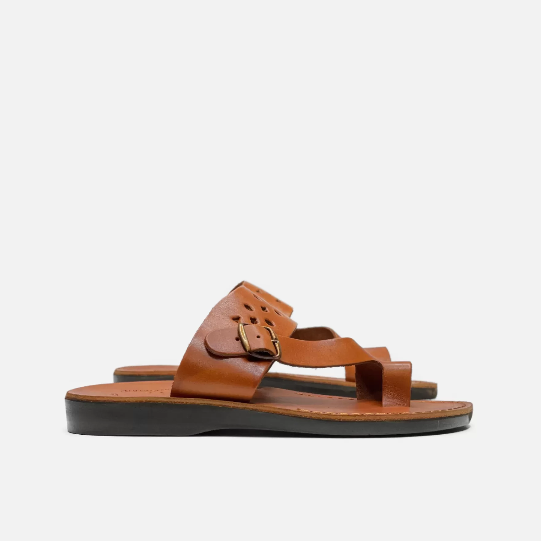 New Edition Fashion Sandals & Flip Flops-Ezra Toe Strap Sandal Honey