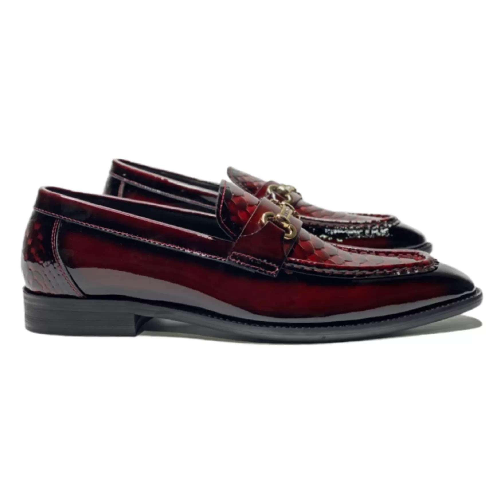 New Edition Fashion Formal Shoes | Loafers & Slip Ons-Floyd Slip On Dress Shoes Burgundy