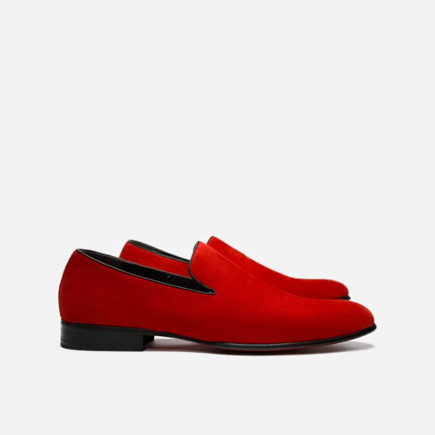 New Edition Fashion Formal Shoes | Loafers & Slip Ons-Francis Sleek Slip On Dress Shoes Red