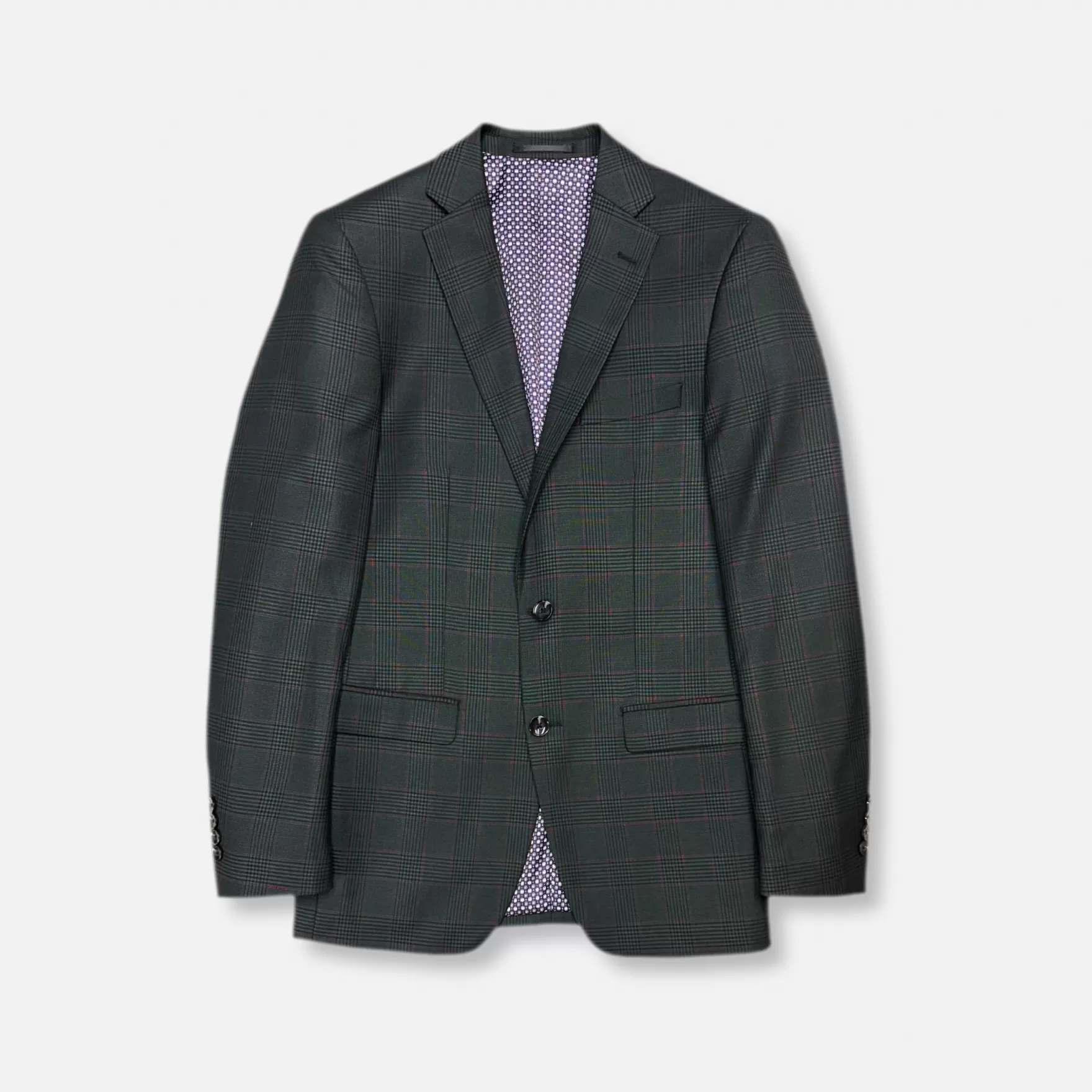 New Edition Fashion Blazers & Sportcoats-Gabbard Plaid Sport Coat Green