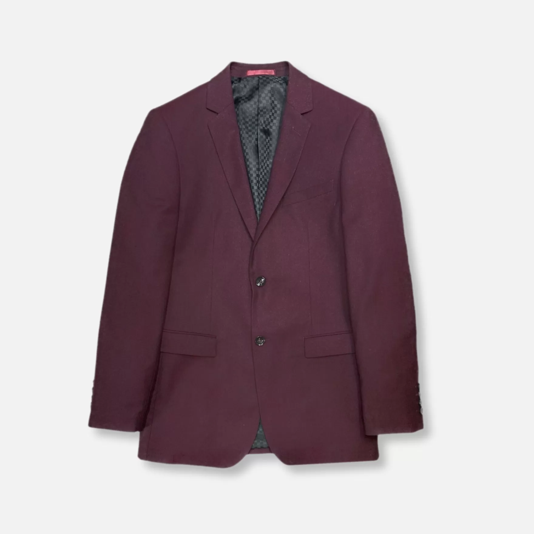 New Edition Fashion Blazers & Sportcoats-Gabbert Solid Sport Coat Burgundy