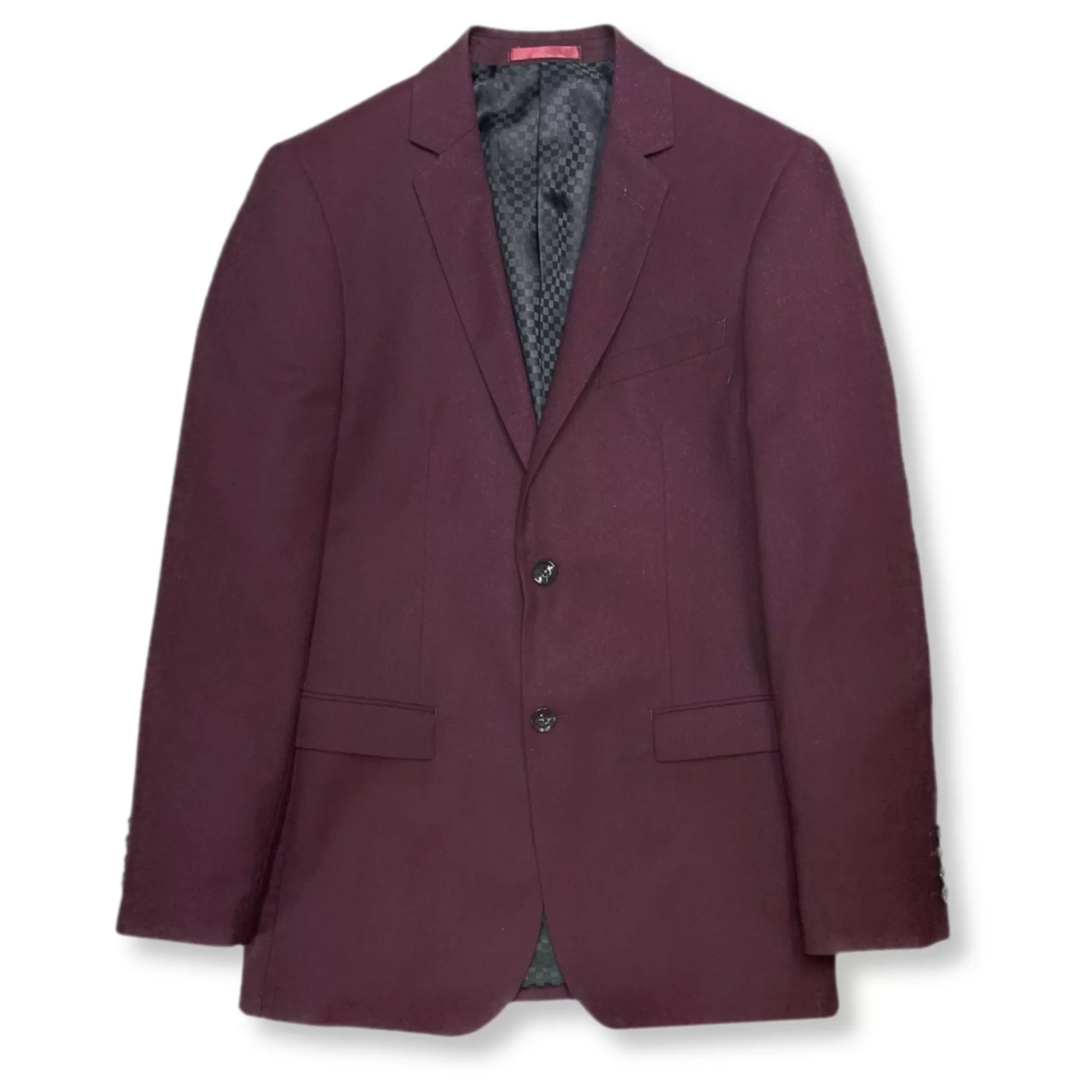 New Edition Fashion Blazers & Sportcoats-Gabbert Solid Sport Coat Burgundy