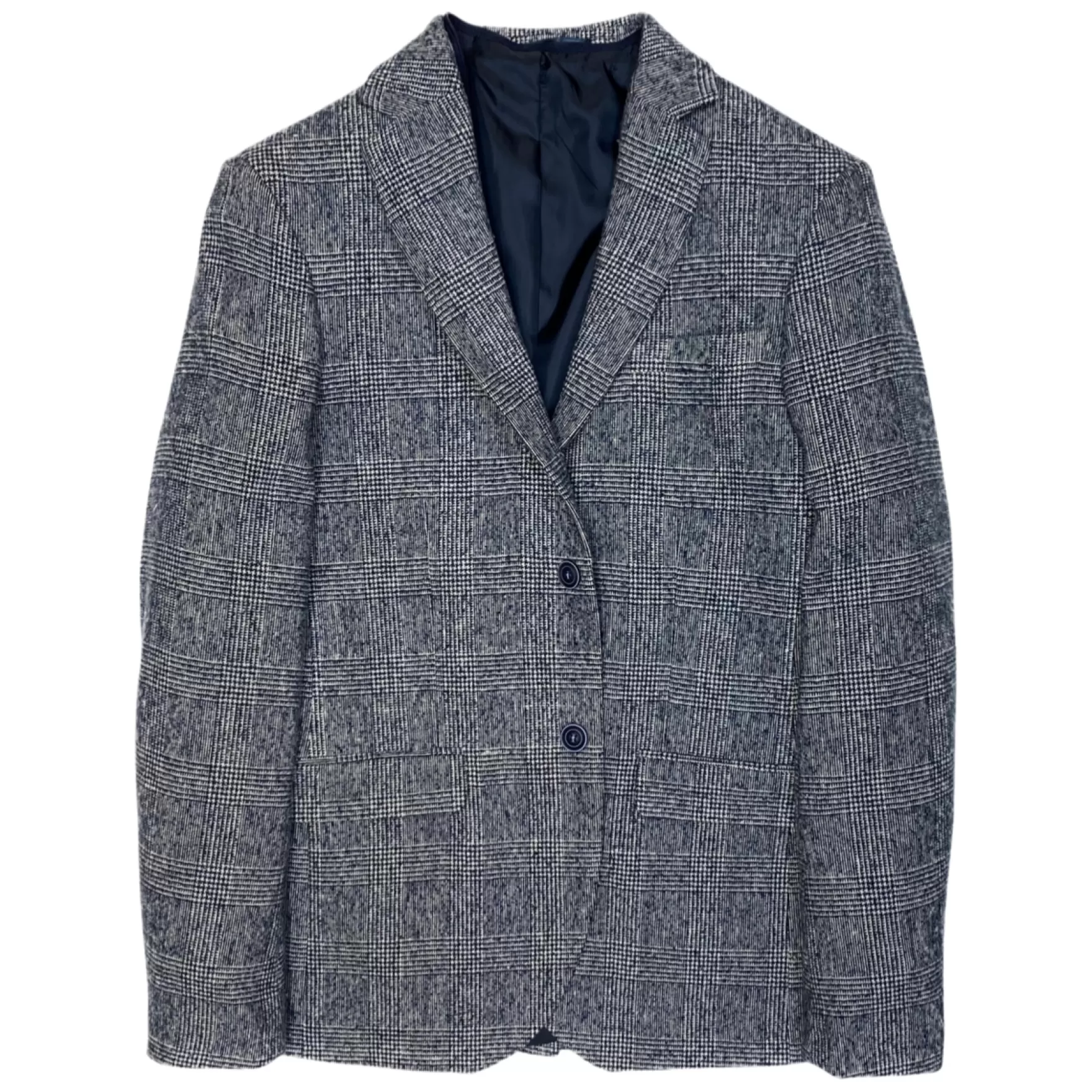 New Edition Fashion Blazers & Sportcoats-Glen Plaid Blazer Navy