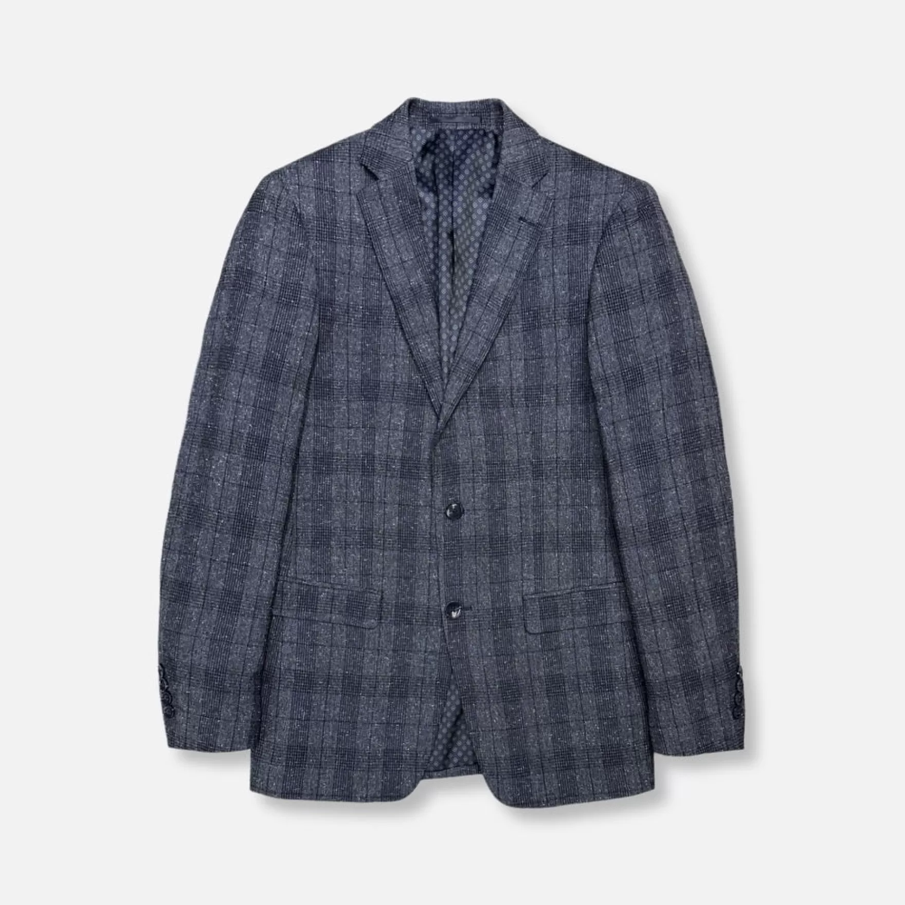 New Edition Fashion Blazers & Sportcoats-Glendale Plaid Sport Coat Navy