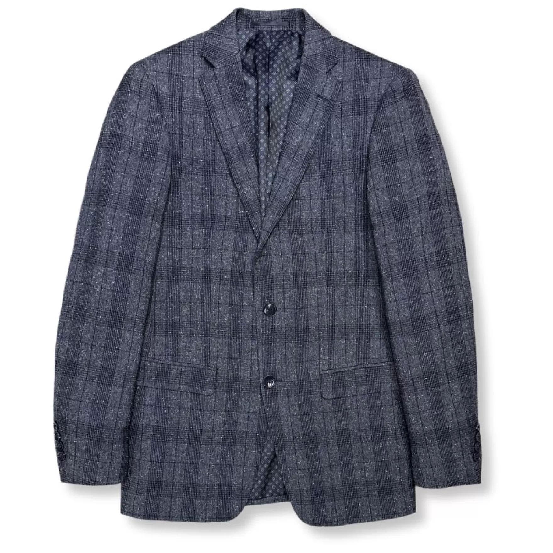 New Edition Fashion Blazers & Sportcoats-Glendale Plaid Sport Coat Navy